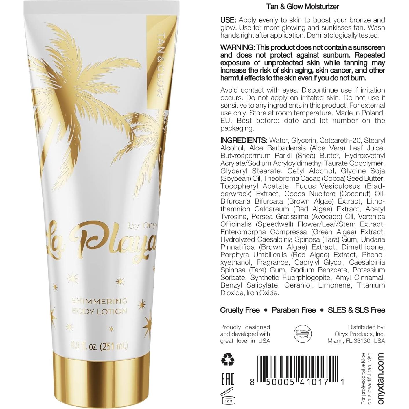 Loción Facial Anti-Envejecimiento Onyx La Playa 200ml