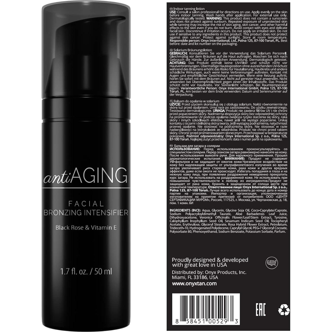 Loción Facial Anti-Envejecimiento Onyx La Playa 200ml