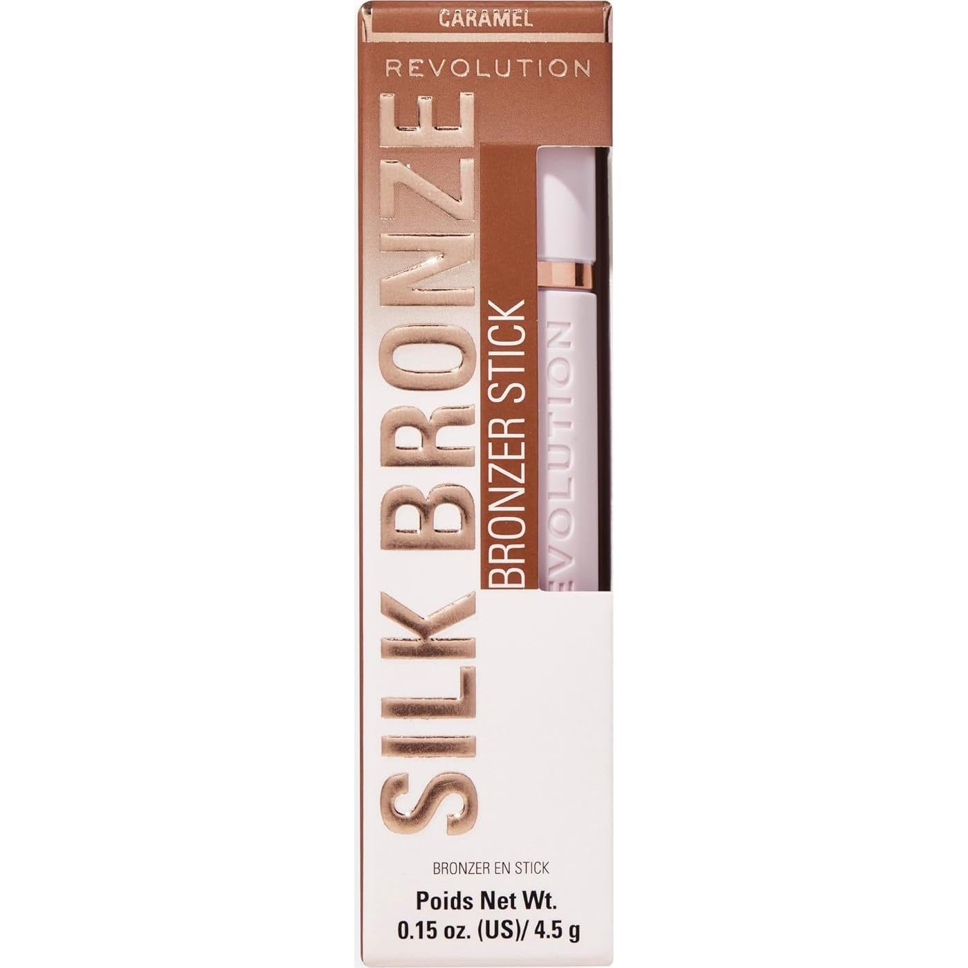 Stick Bronceador Revolution Skin Silk Caramelo Bronceado 4.25g