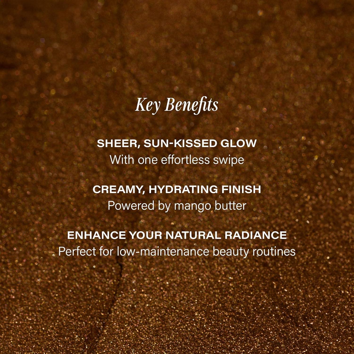 Bálsamo de Belleza Iluminador Lux Unfiltered N°18 - Barra Bronceadora y Rubor Cremoso Vegano - Trópicos