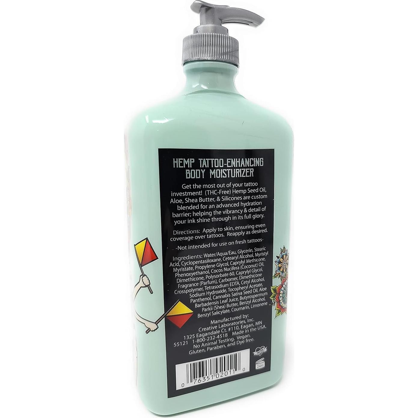 Hidratante Corporal Mejorador de Tatuajes Malibu 532 ml + 532 ml