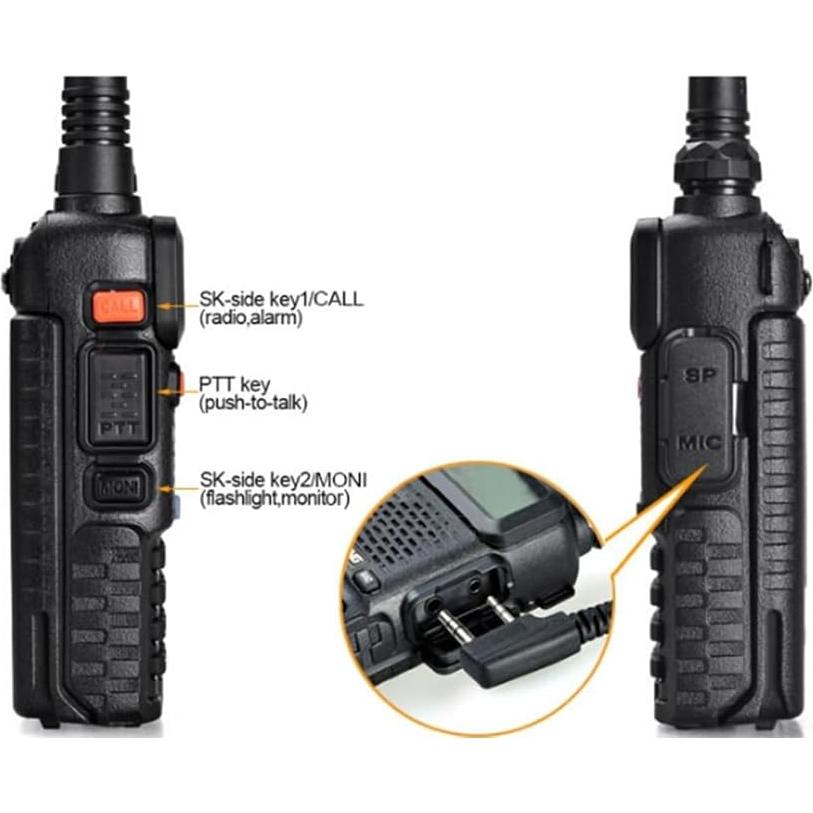 Radio BAOFENG UV-5R Portátil Doble Banda 2 Paquete