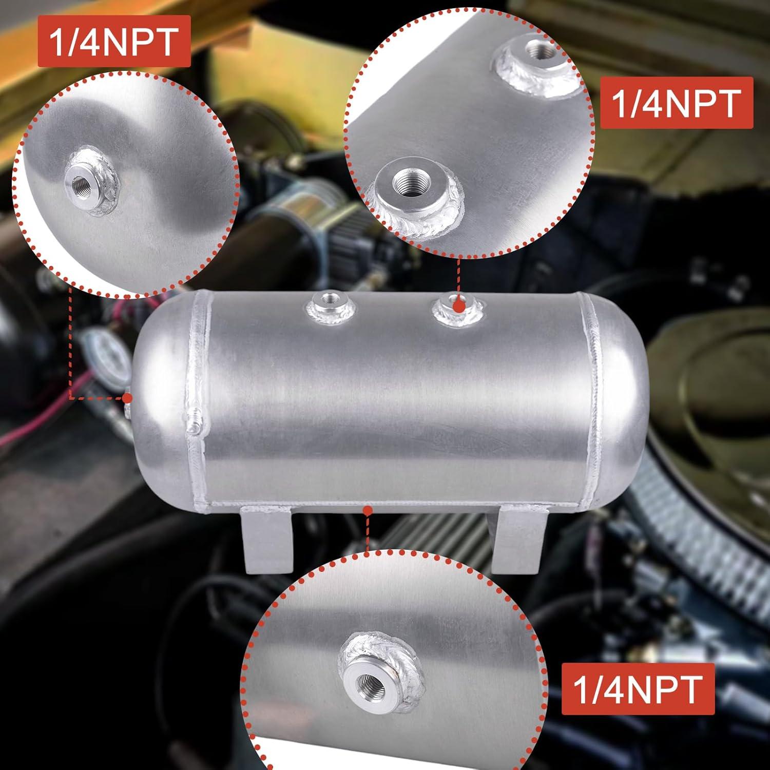 Compresor de Aire 150 PSI CNRAQR con Tanque 6.06L Aluminio