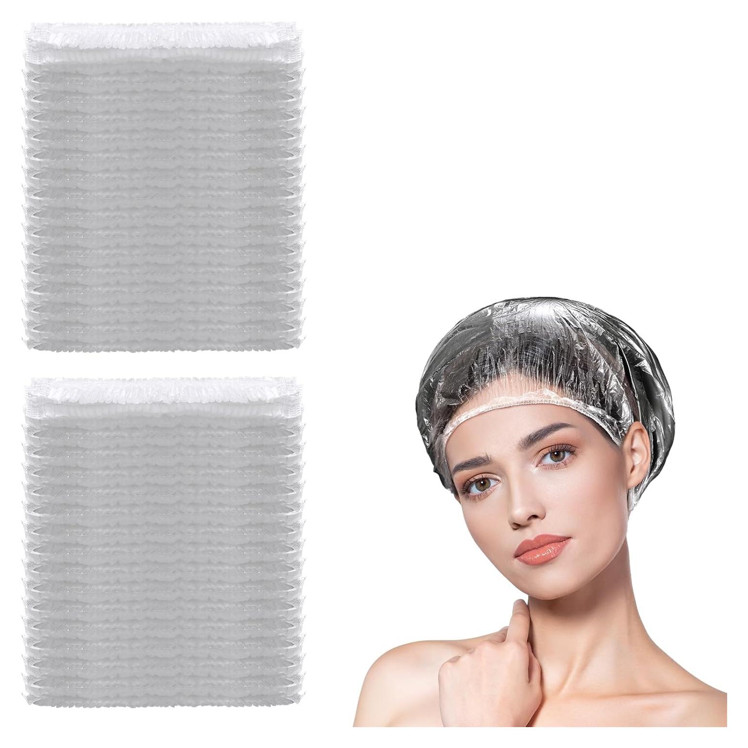 Geyoga 200 Gorras Bouffant Desechables para Cabello 42 cm