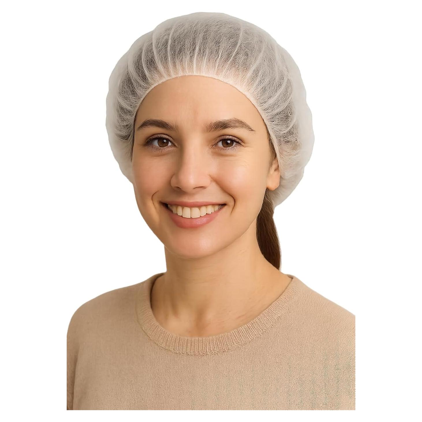 Gorros Bouffant Desechables CocoAtlas 100 Piezas 53 cm Blanco