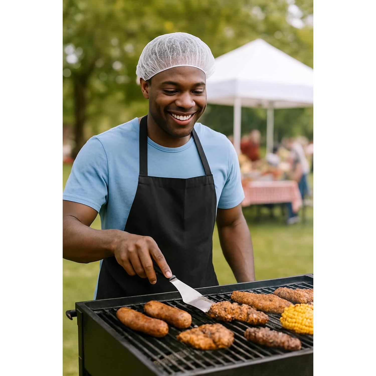 Gorros Bouffant Desechables CocoAtlas 100 Piezas 53 cm Blanco