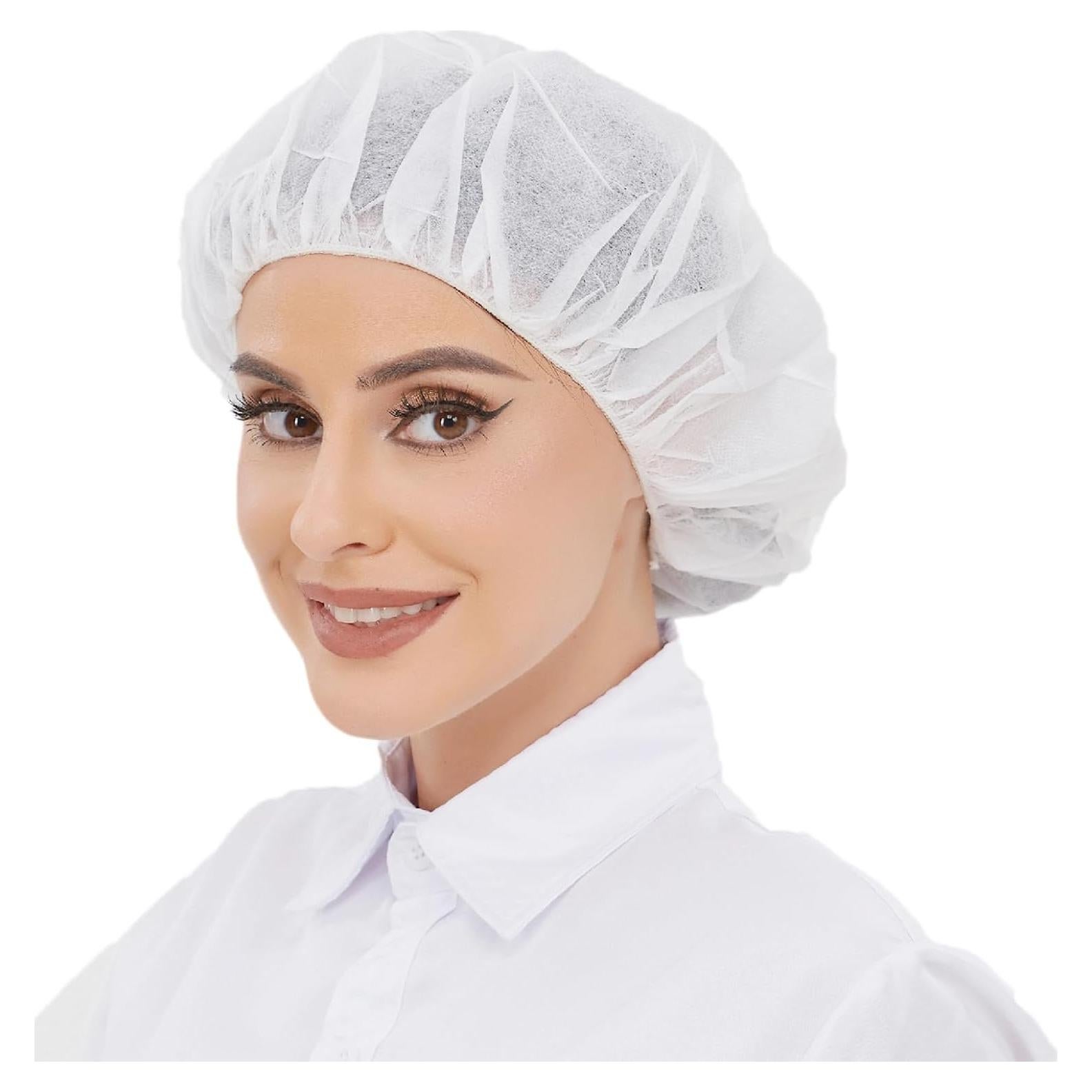 Red de Cabello Desechable ZMDREAM 24" (61 cm) 100 PCS Blanca