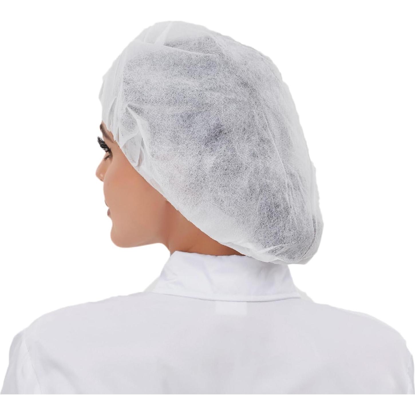 Red de Cabello Desechable ZMDREAM 24" (61 cm) 100 PCS Blanca