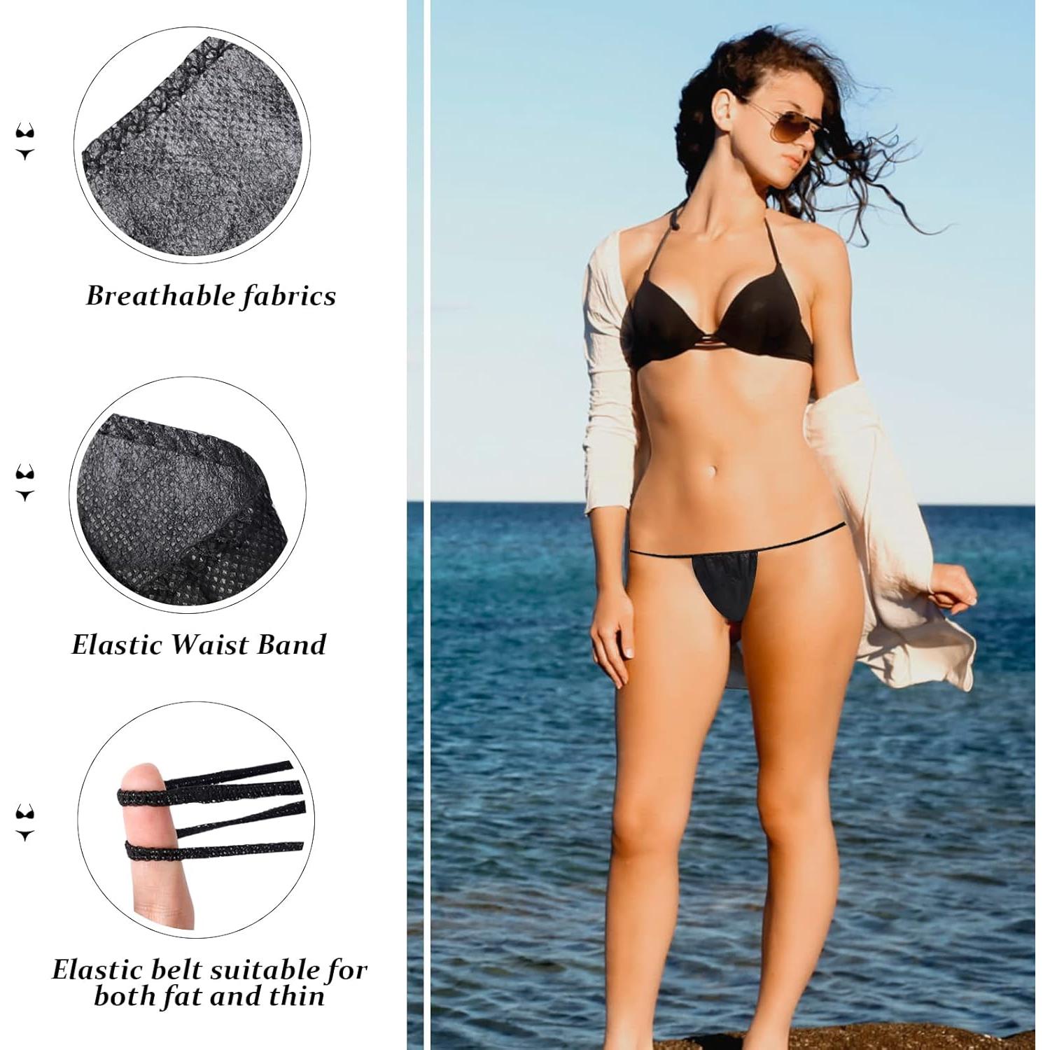 Paquete de 50 Pantalones Desechables G-String para Mujeres