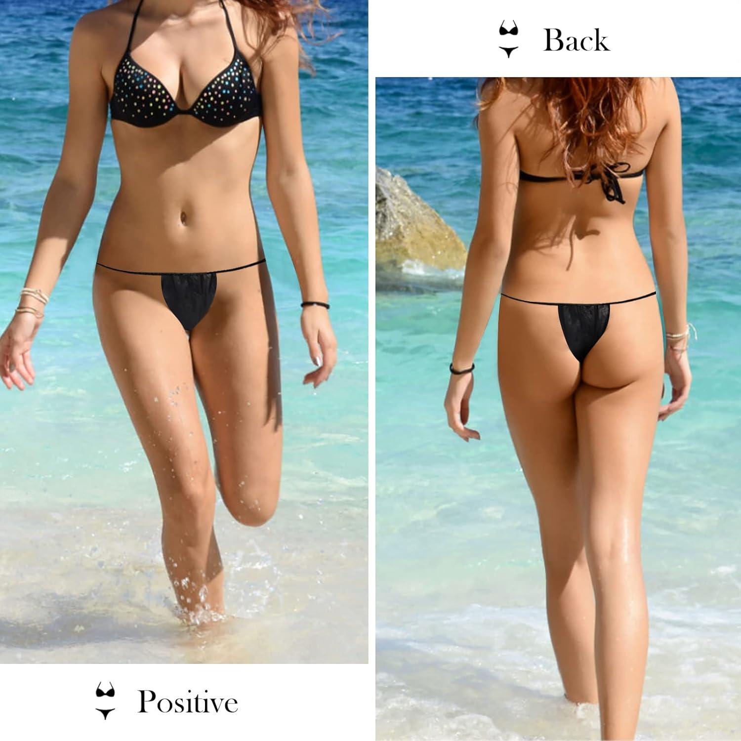 Paquete de 50 Pantalones Desechables G-String para Mujeres