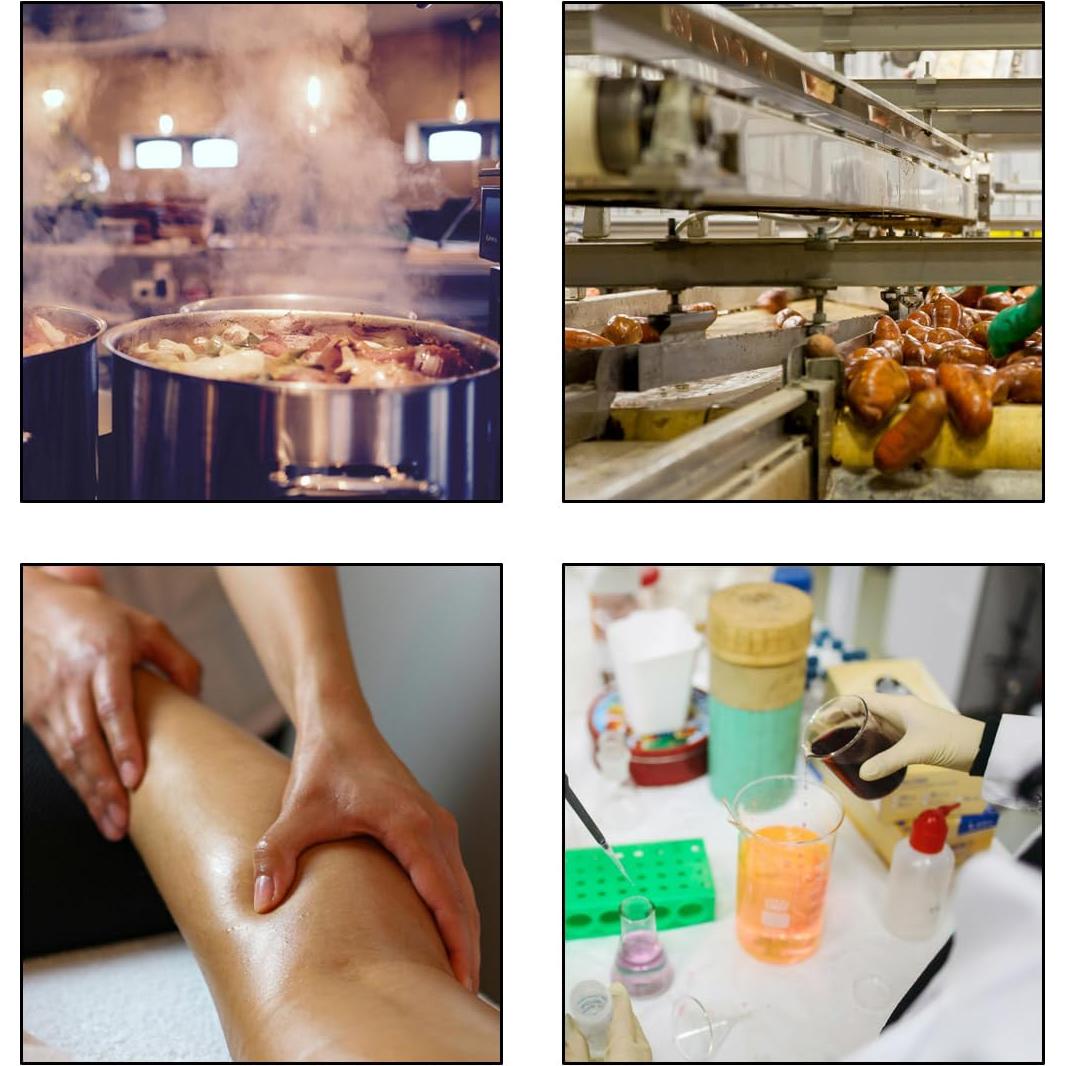 100 Gorras Bouffant Desechables Negras para Cocina y Belleza