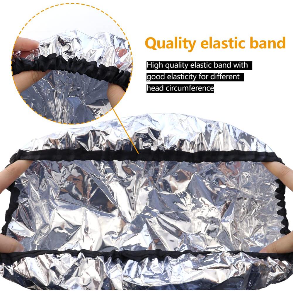 Gorros de Acondicionamiento de Papel de Aluminio TCOTBE - 2 Piezas