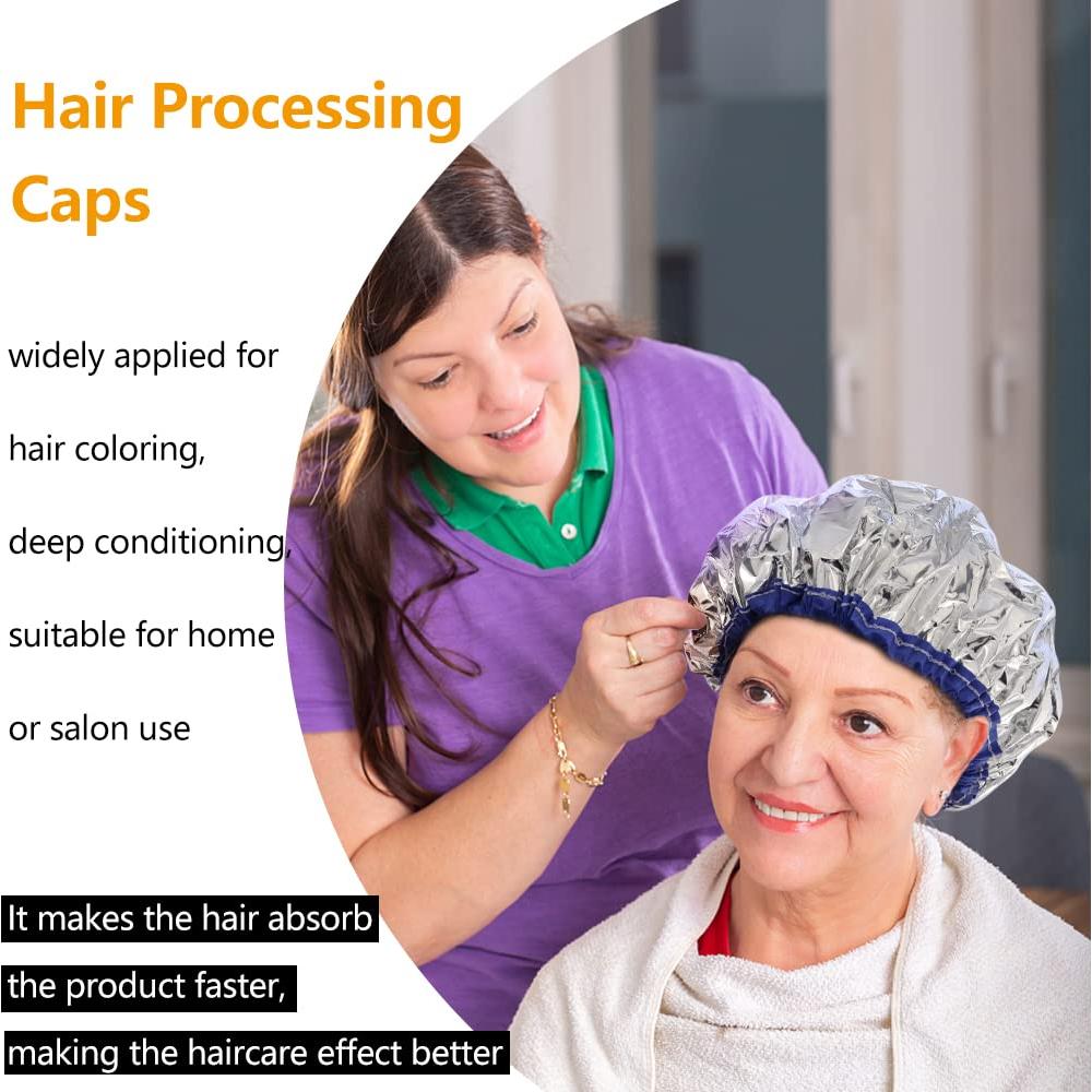 Gorros de Acondicionamiento de Papel de Aluminio TCOTBE - 2 Piezas