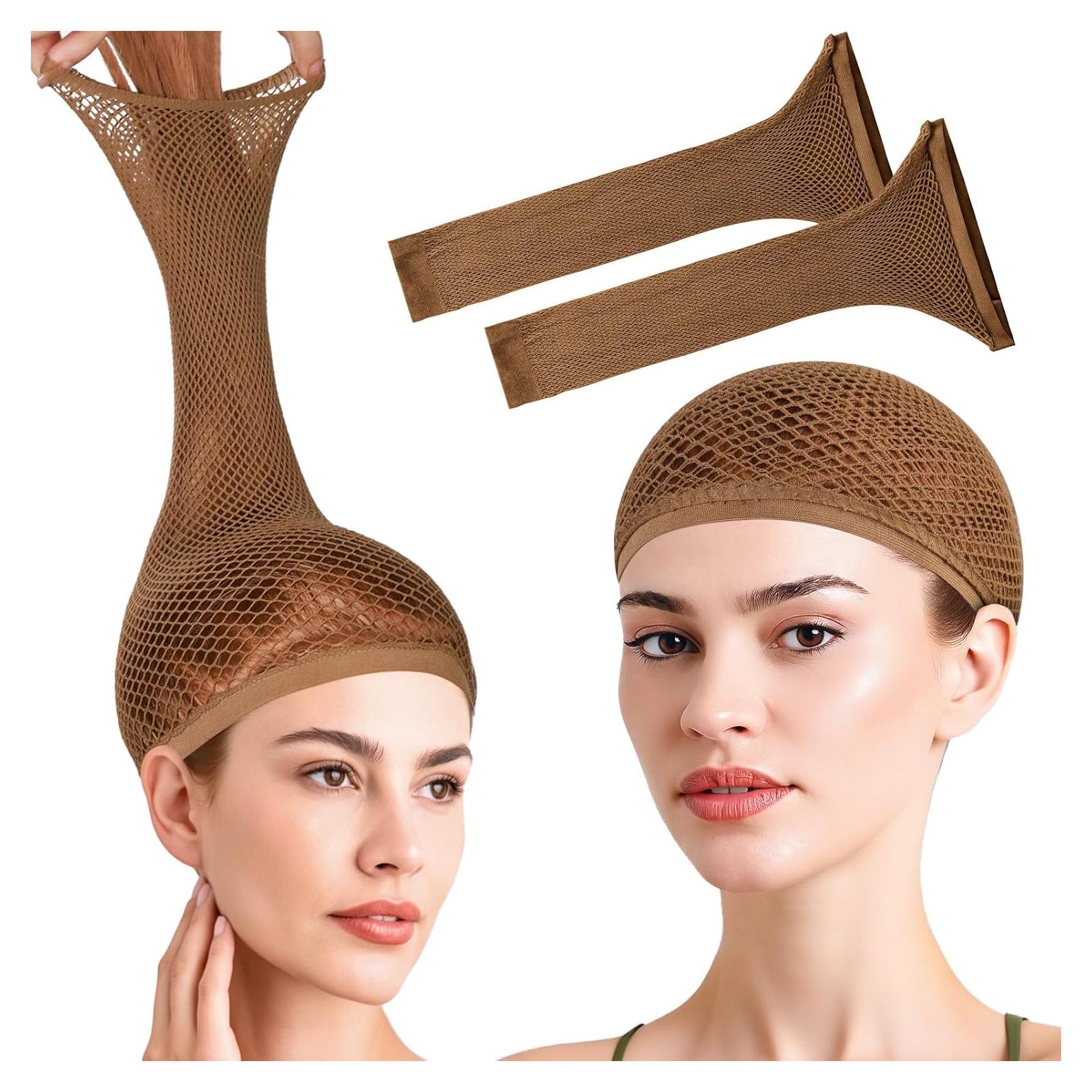 Capucha para Pelucas FANDAMEI 30 cm Nylon Antideslizante 2 PCS