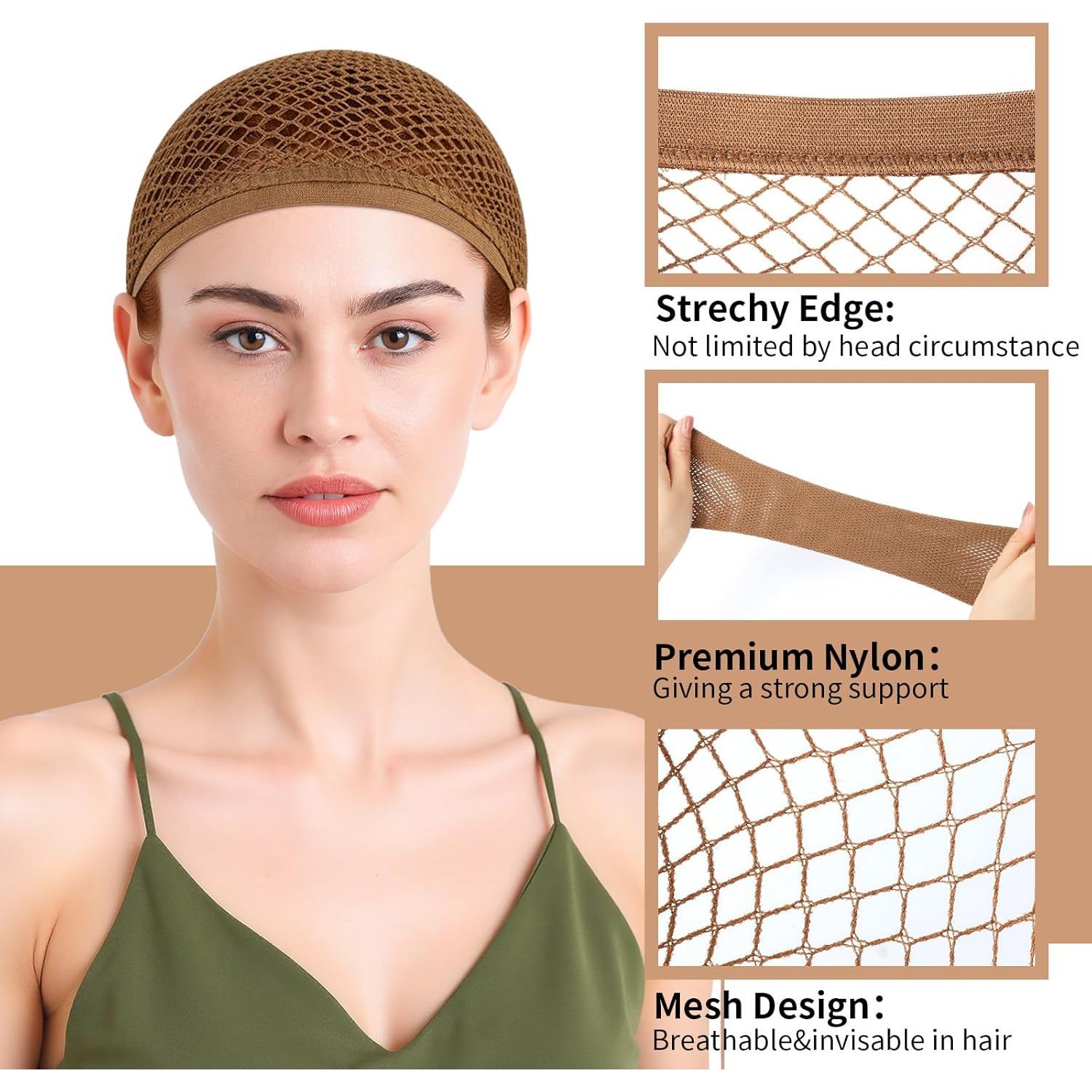 Capucha para Pelucas FANDAMEI 30 cm Nylon Antideslizante 2 PCS