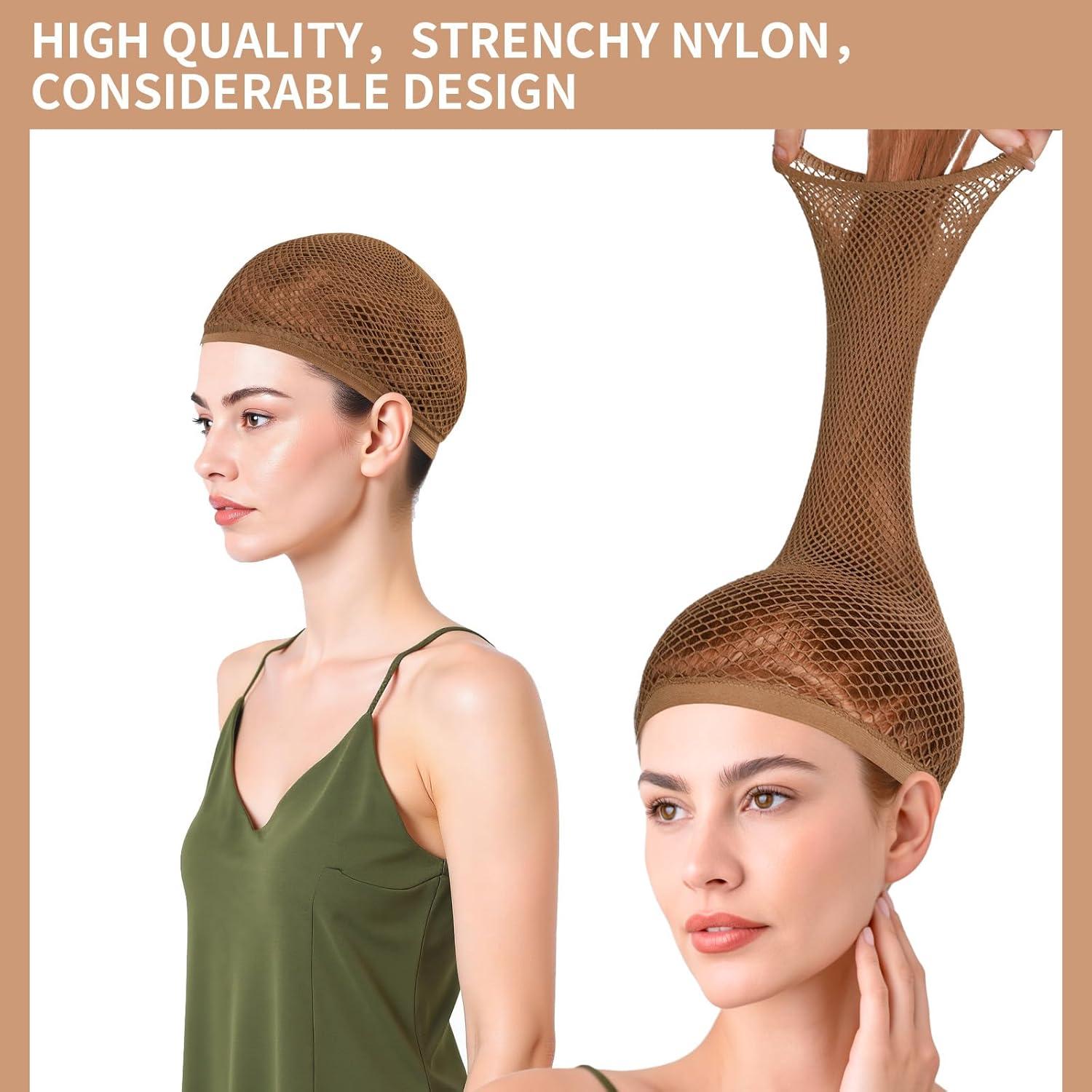 Capucha para Pelucas FANDAMEI 30 cm Nylon Antideslizante 2 PCS