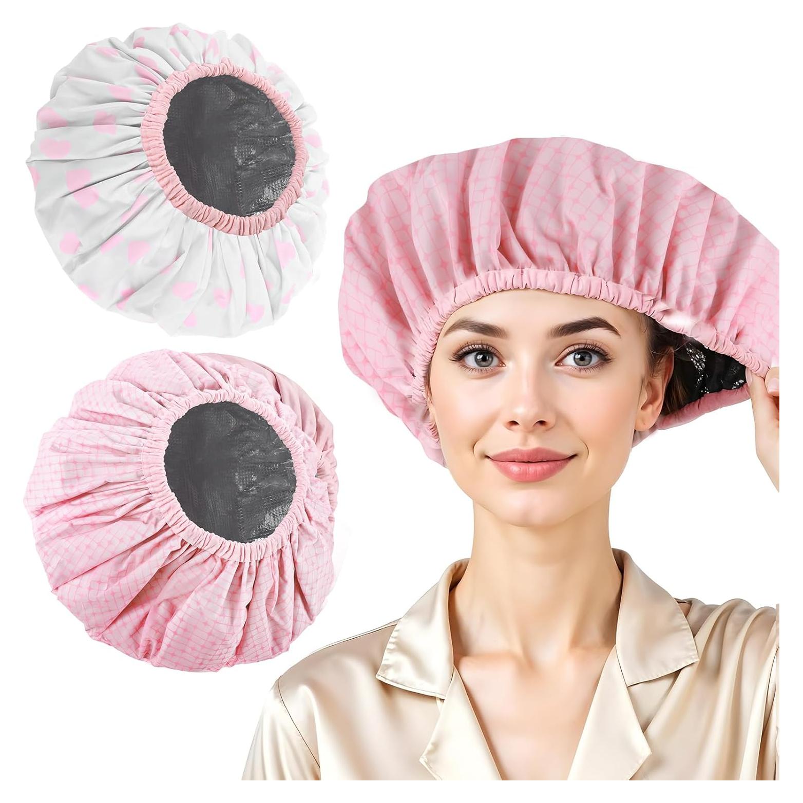 Gorros de Procesamiento de Cabello Doble Capa Larrel 2 Pcs