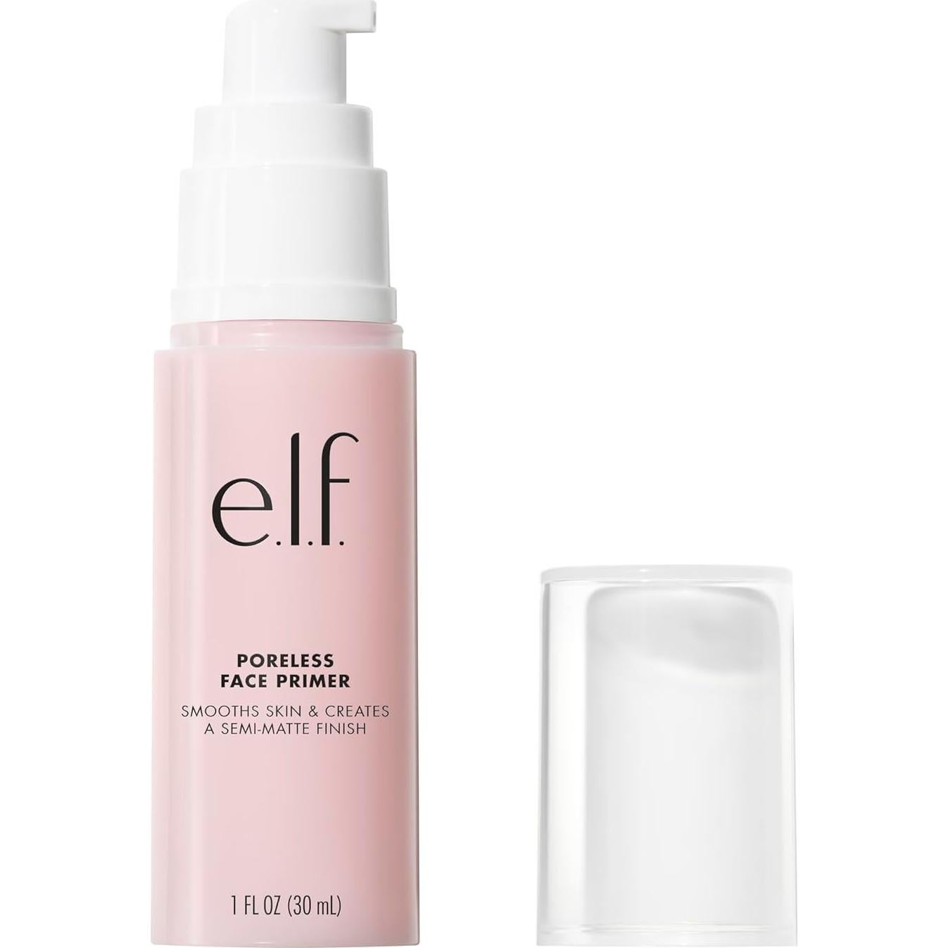 e.l.f. Primer Facial Sin Poros 30 ml - Larga Duración, Vegano