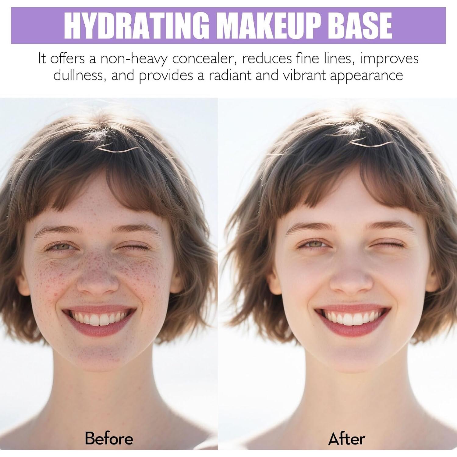 Primer Hidratante 3 en 1 LSxia SPF 50 Corrector Color #01