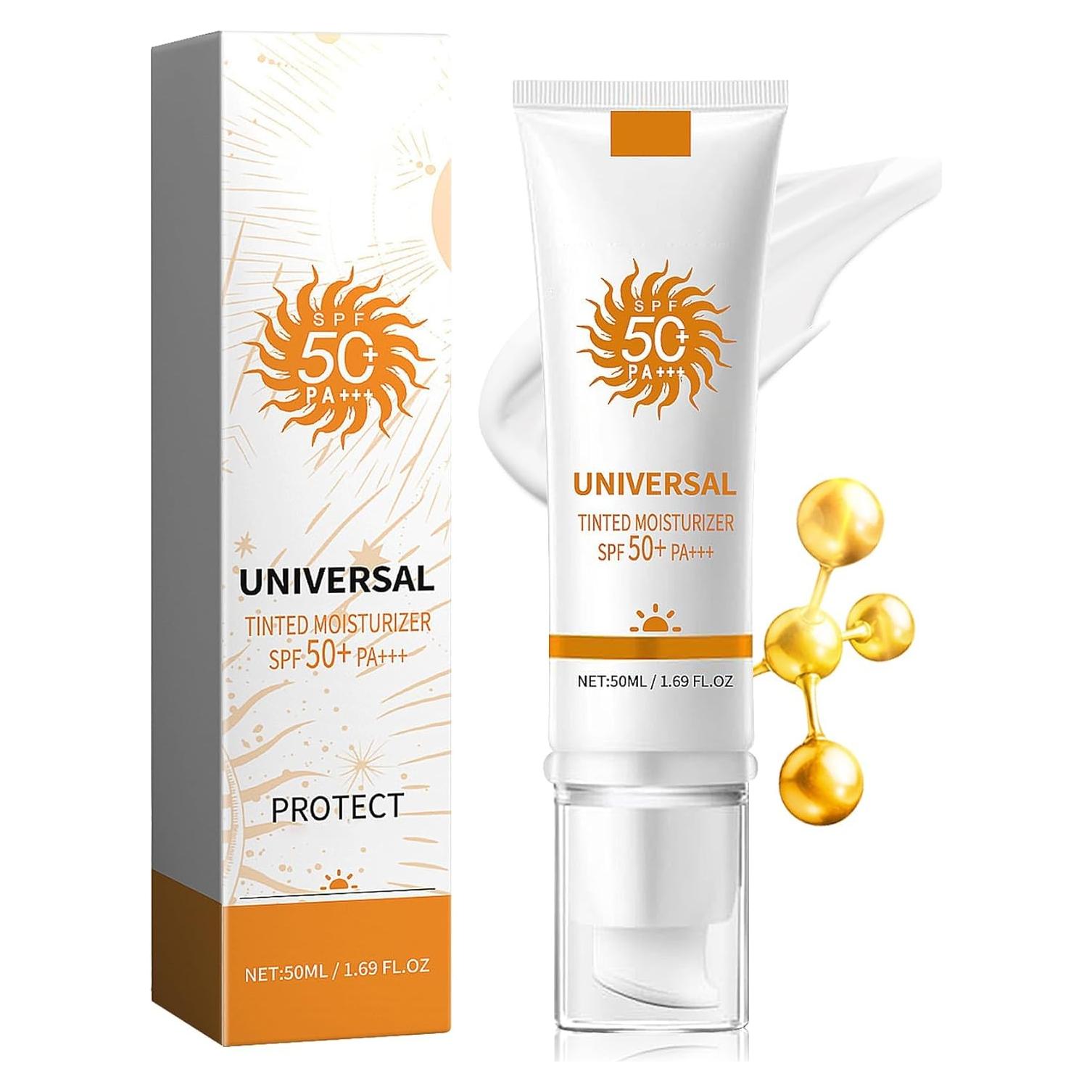 Crema Solar Facial SPF 50+ PA+++ Loción Hidratante 50ml
