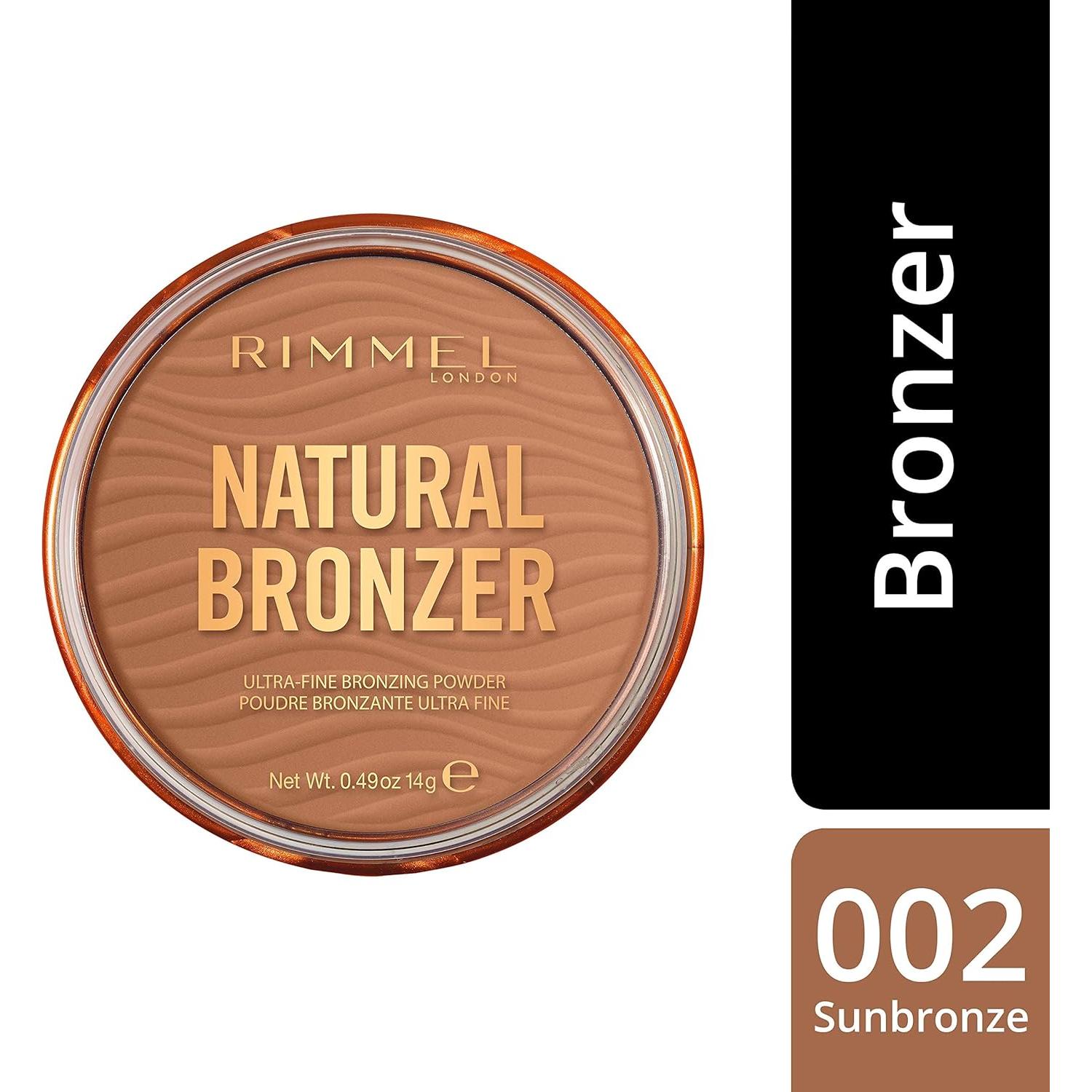 Bronceador Natural RIMMEL London 14g - Polvo Ultra Fino 002 Sunbronze