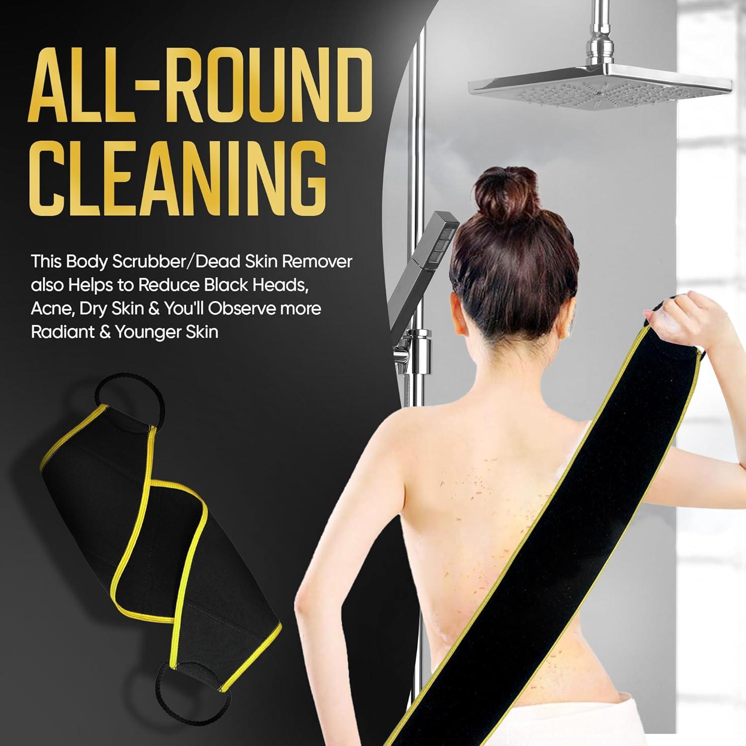 Guante Exfoliante Natural 2-en-1 y Cepillo de Espalda Kessa