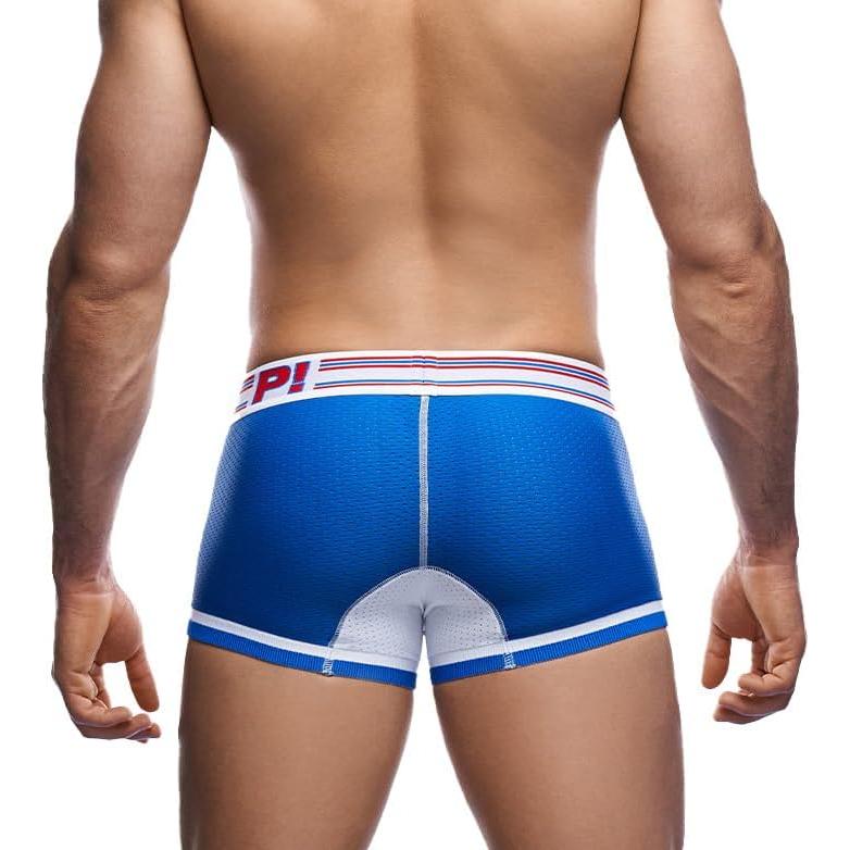 Pump! Cintura Rayas Azul Eléctrico y Roja 45mm Hombres