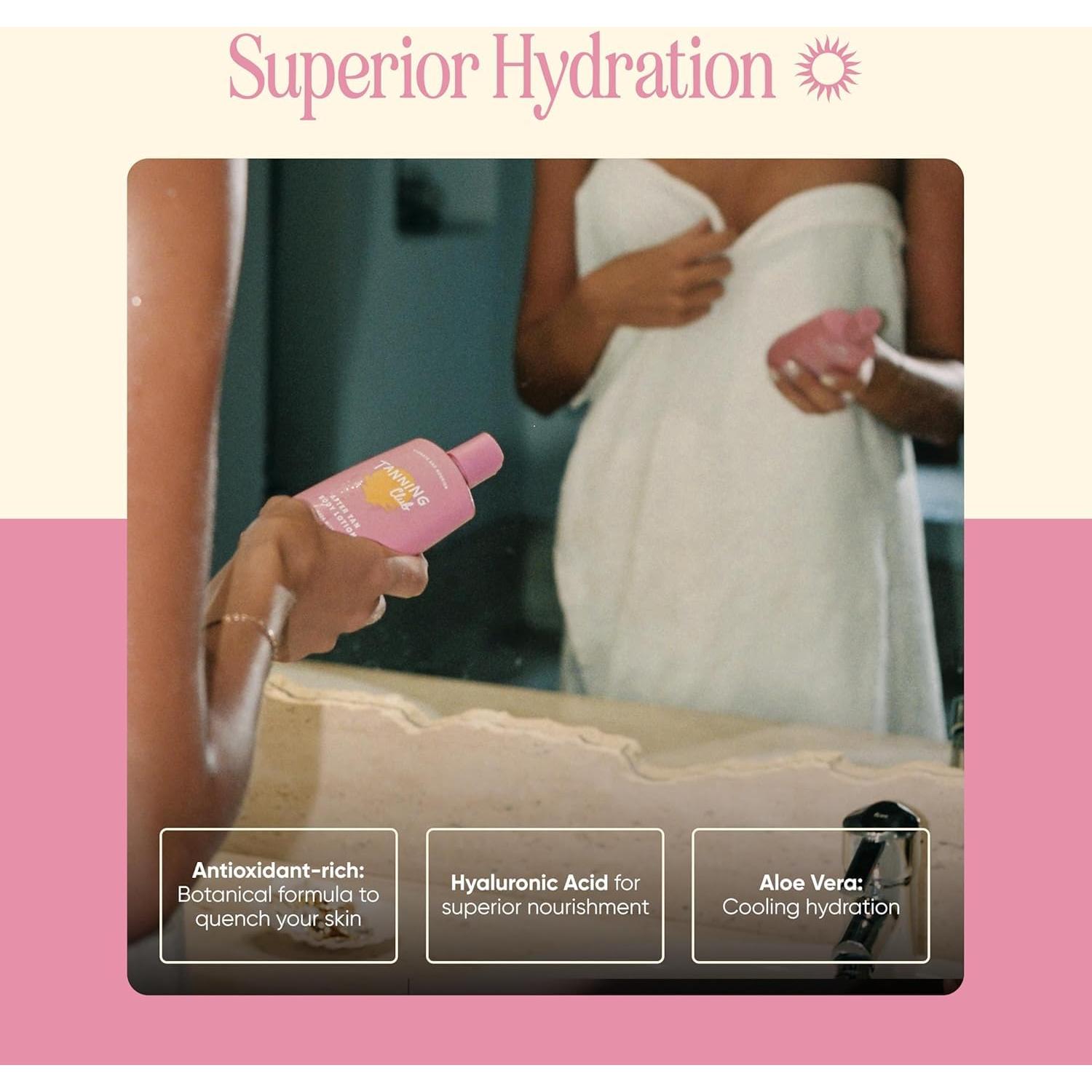 Dúo Hidratante Brillante Club de Bronceado SPF 8 - 300 ml