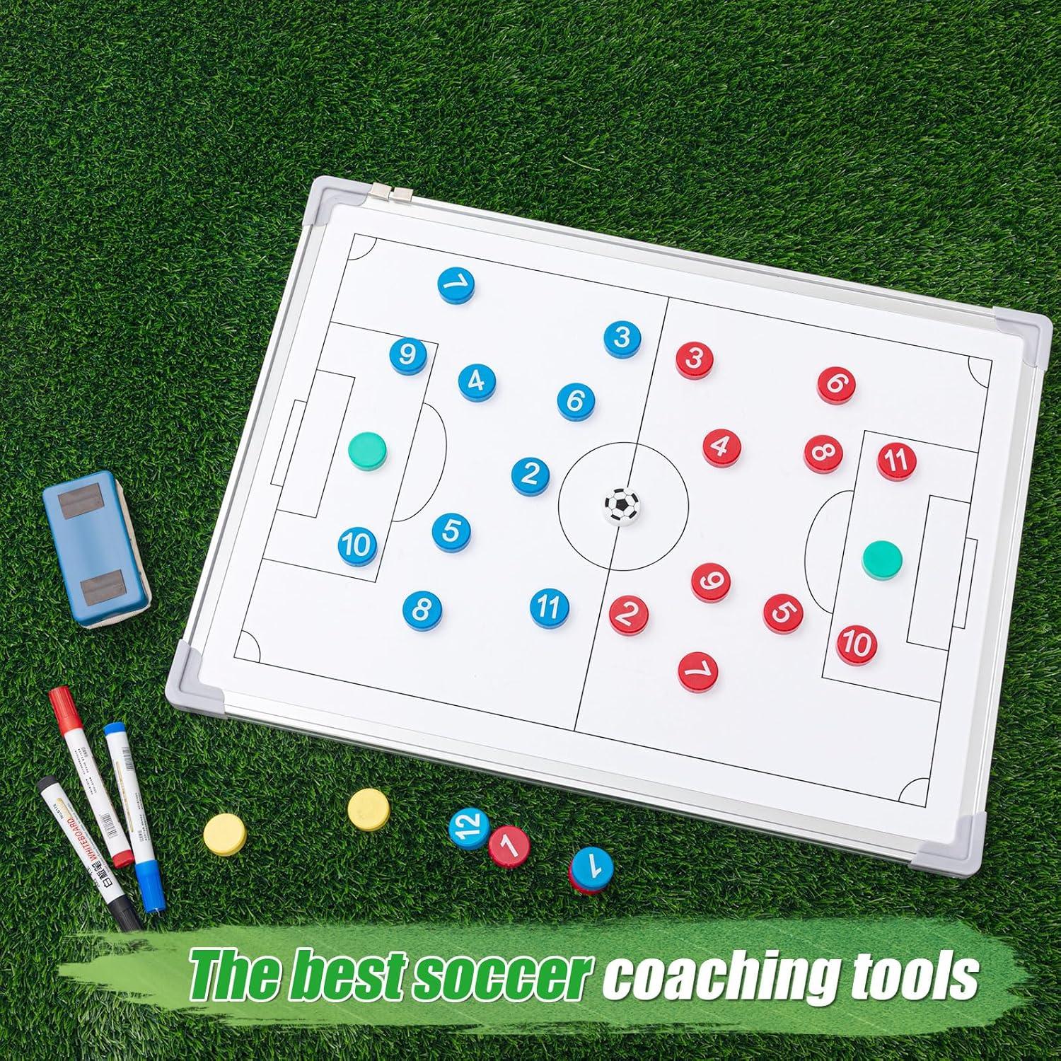 Pizarra Táctica de Fútbol Magnética Dunzoom 45.72x30.48cm