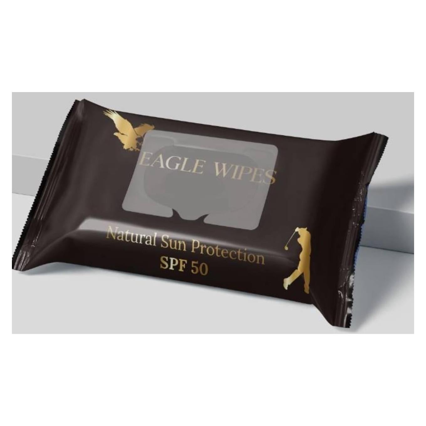 Toallitas Hidratantes SPF 50 Eagle Wipes Biodegradables 164g