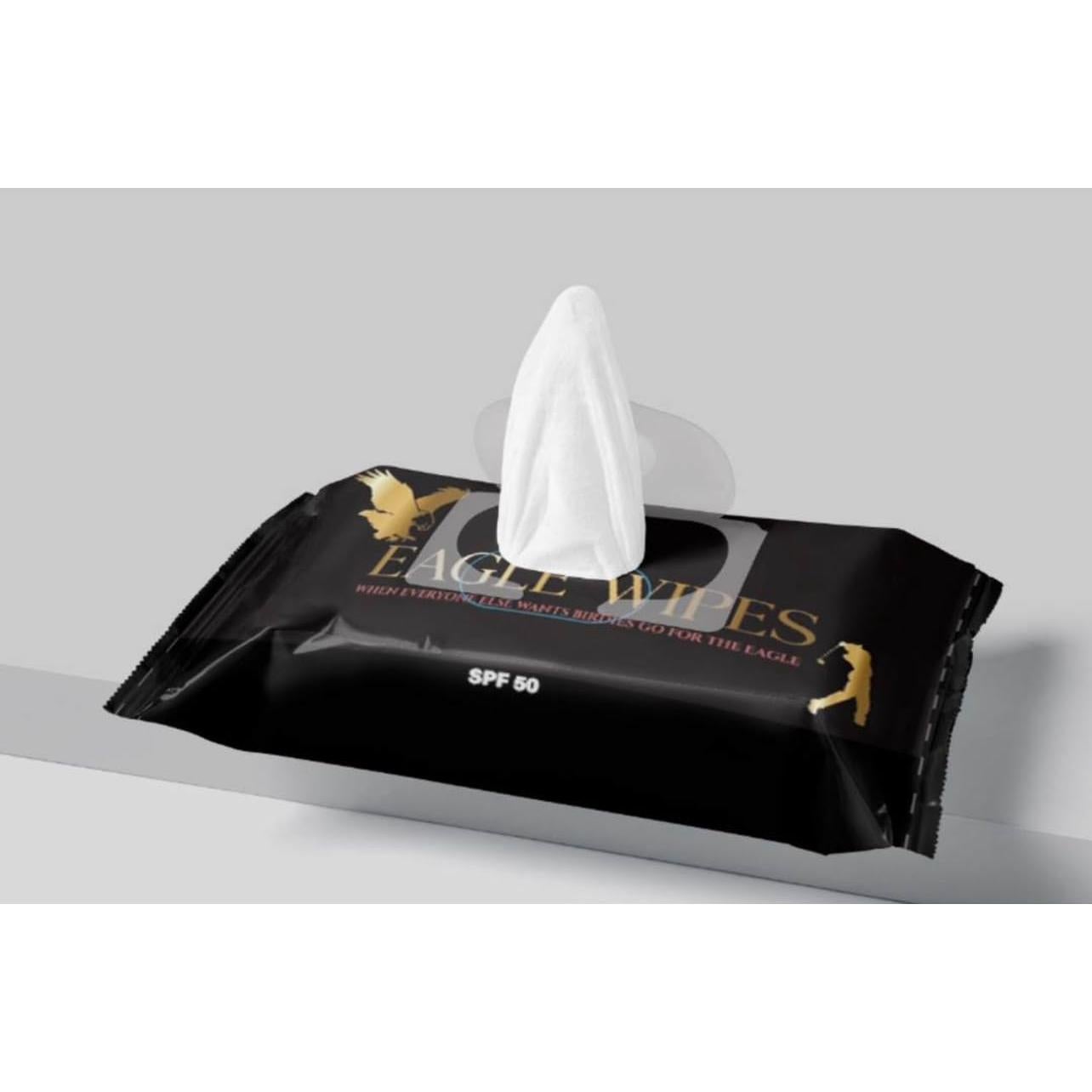 Toallitas Hidratantes SPF 50 Eagle Wipes Biodegradables 164g