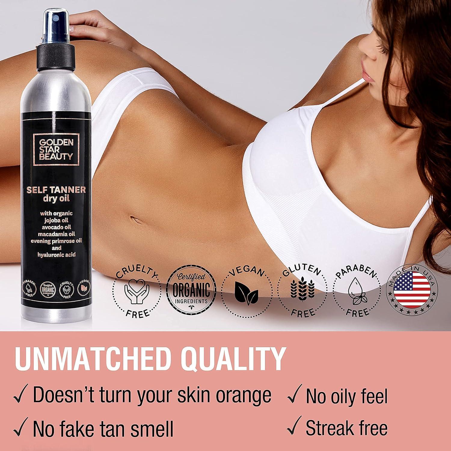 Suero Bronceador Facial Orgánico con Ácido Hialurónico 120ml