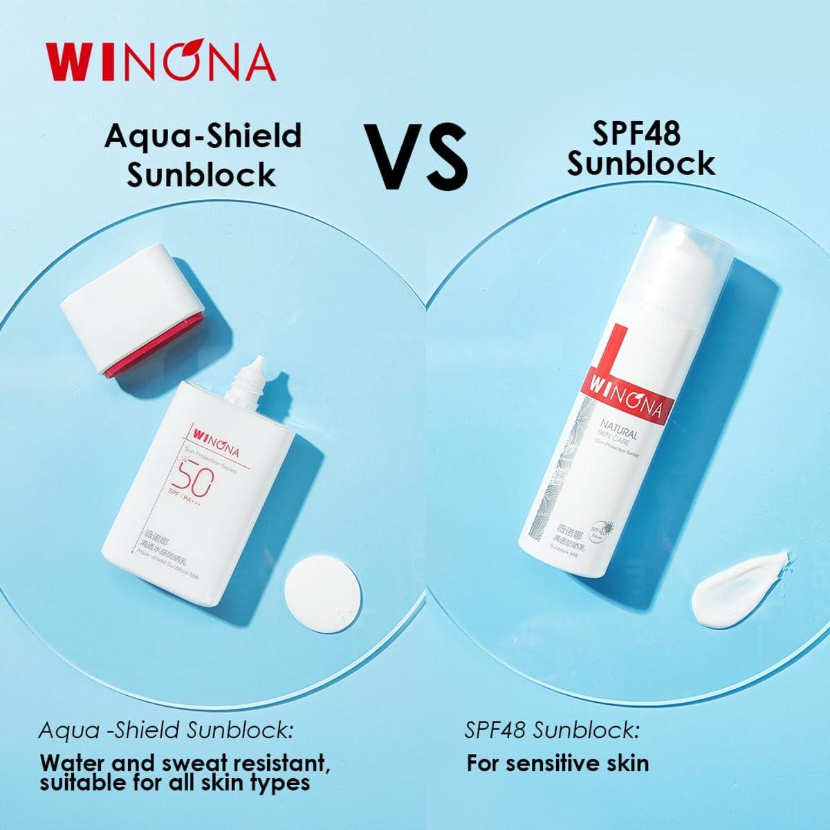 WINONA Protector Solar Facial SPF 50 para Piel Sensible 50g