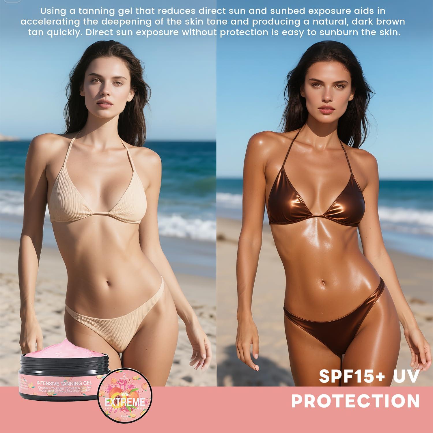 Gel Bronceador Intensivo 2Bmagic Rosa SPF15+ 191g