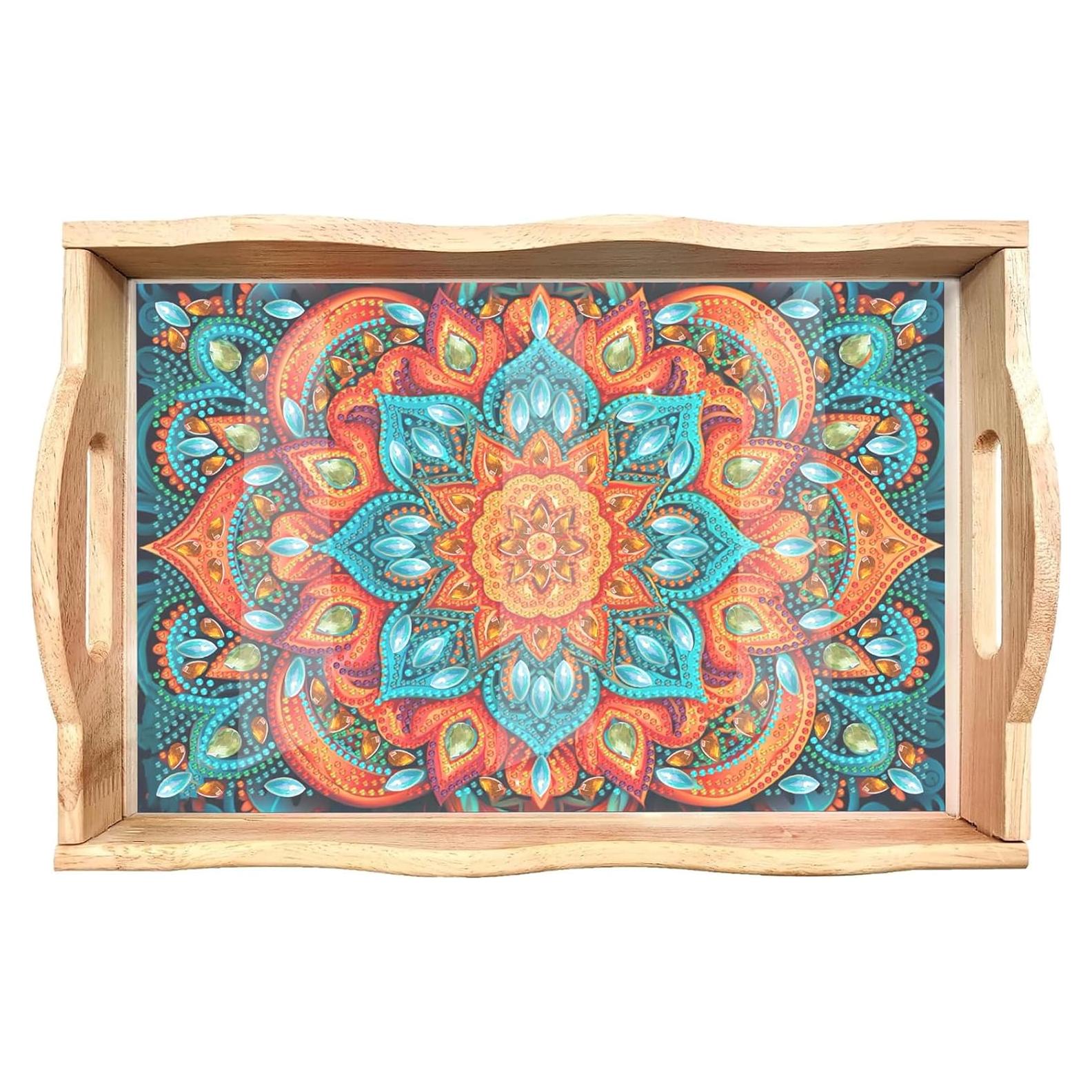 Kit de Arte de Diamante EWJRNSF 19.8x29.9 cm Madera Mandala