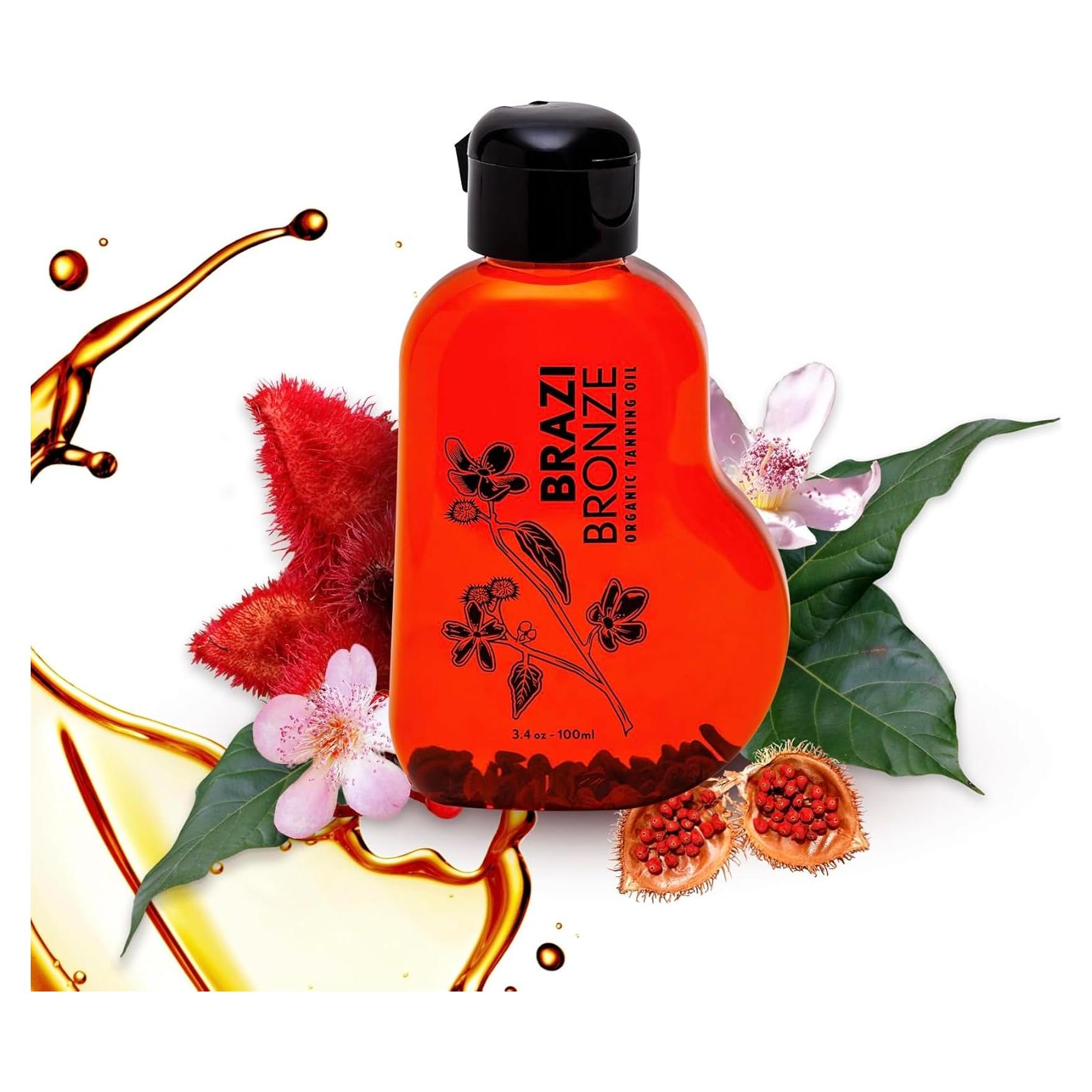 Aceite Bronceador Orgánico Brazi Bronze 85g - Vegano y Natural