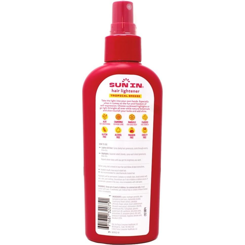 Aclarador de Cabello Sun-In Brisa Tropical 139.9 ml - Paquete de 2