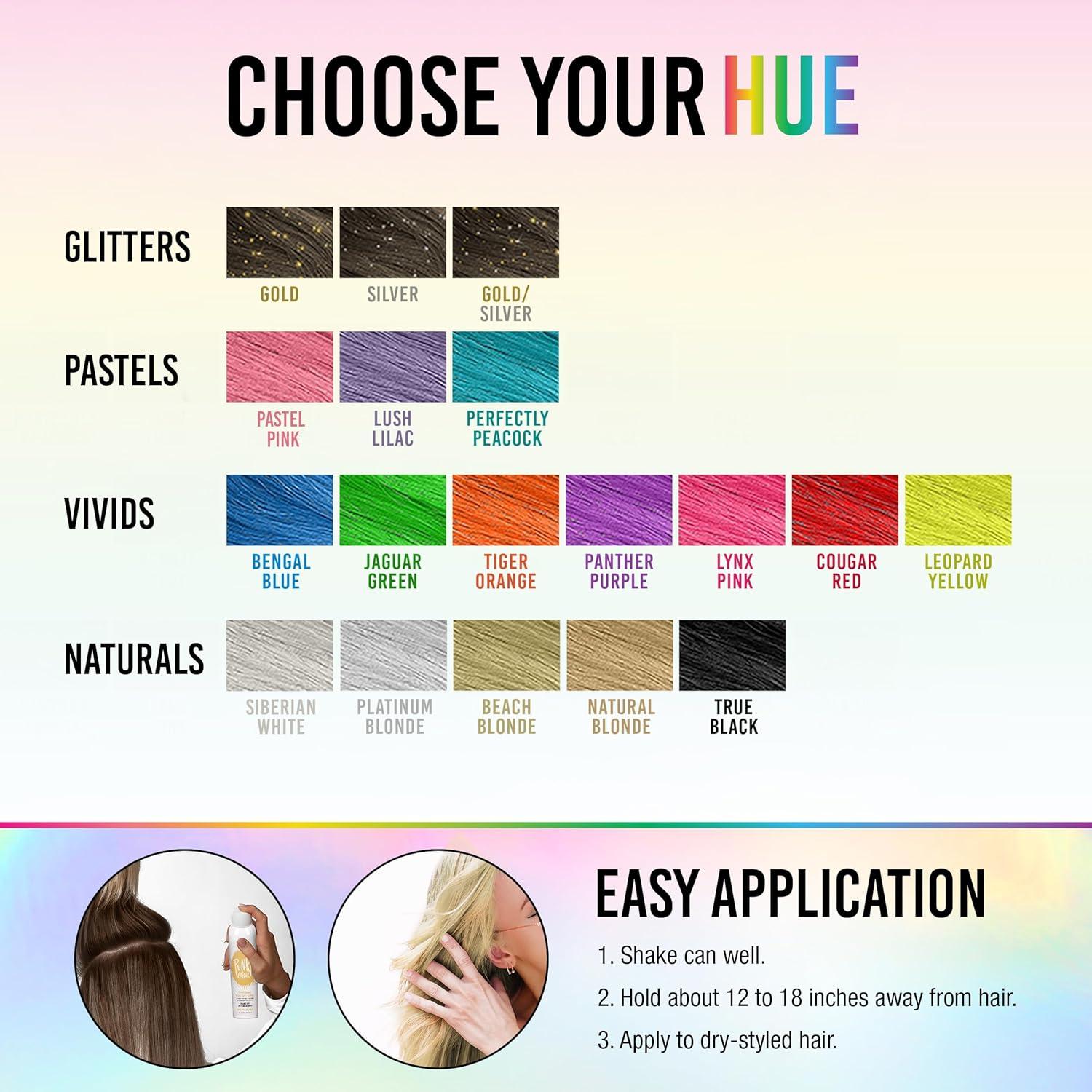 Spray Temporal para Cabello Punky 3.5 oz Rubio Natural