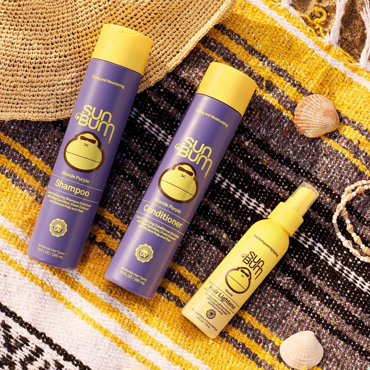 Aclarador de Cabello Rubio Sun Bum - Vegano 2 Paquetes 289g