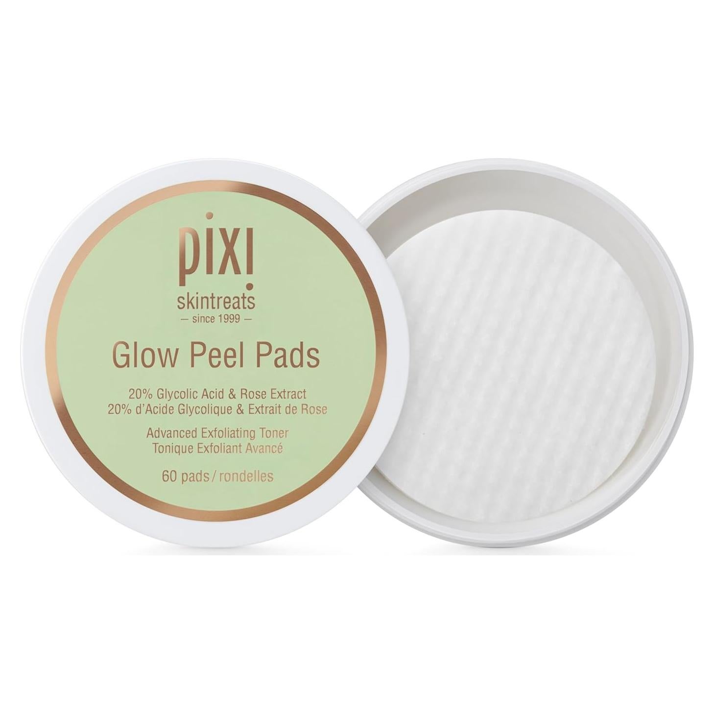 Pixi Beauty Glow Peel Pads Exfoliantes 20% Ácido Glicólico - 60 Unidades