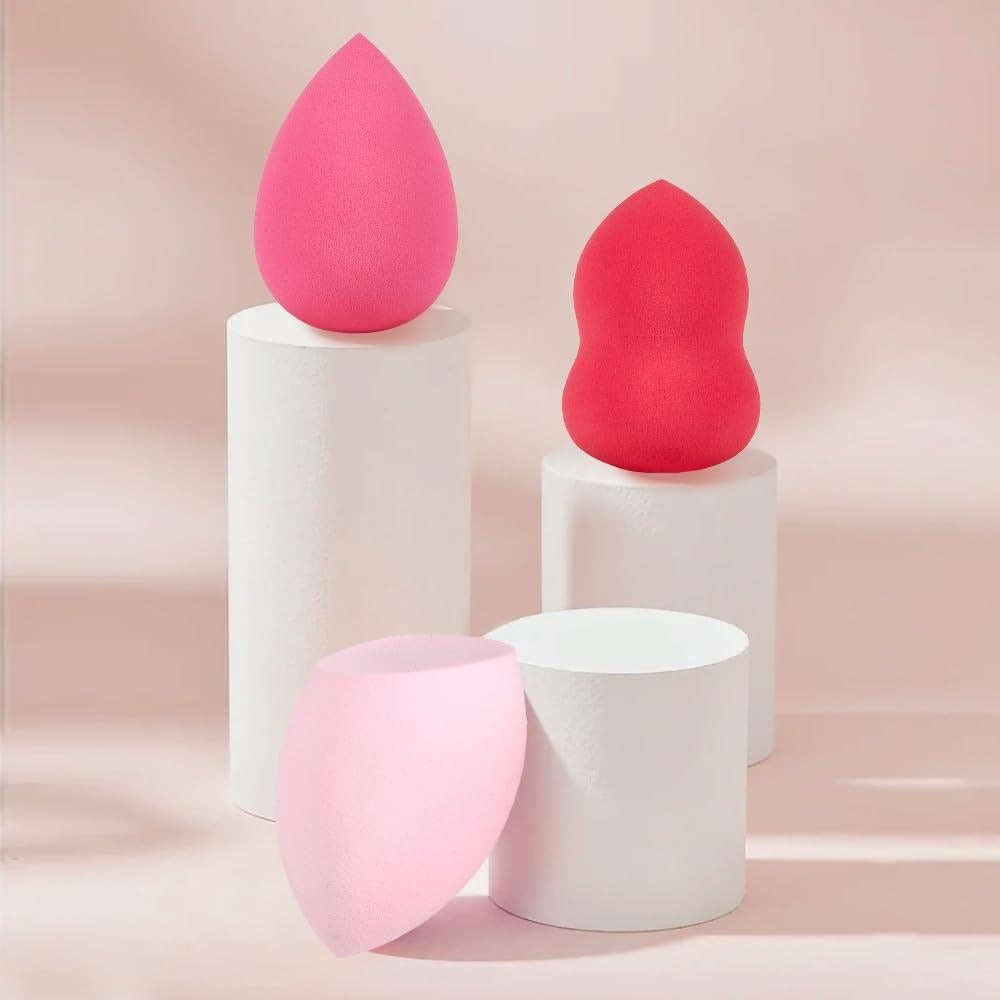 Juego de 3 Esponjas de Maquillaje QIBANHUA Sin Láttex