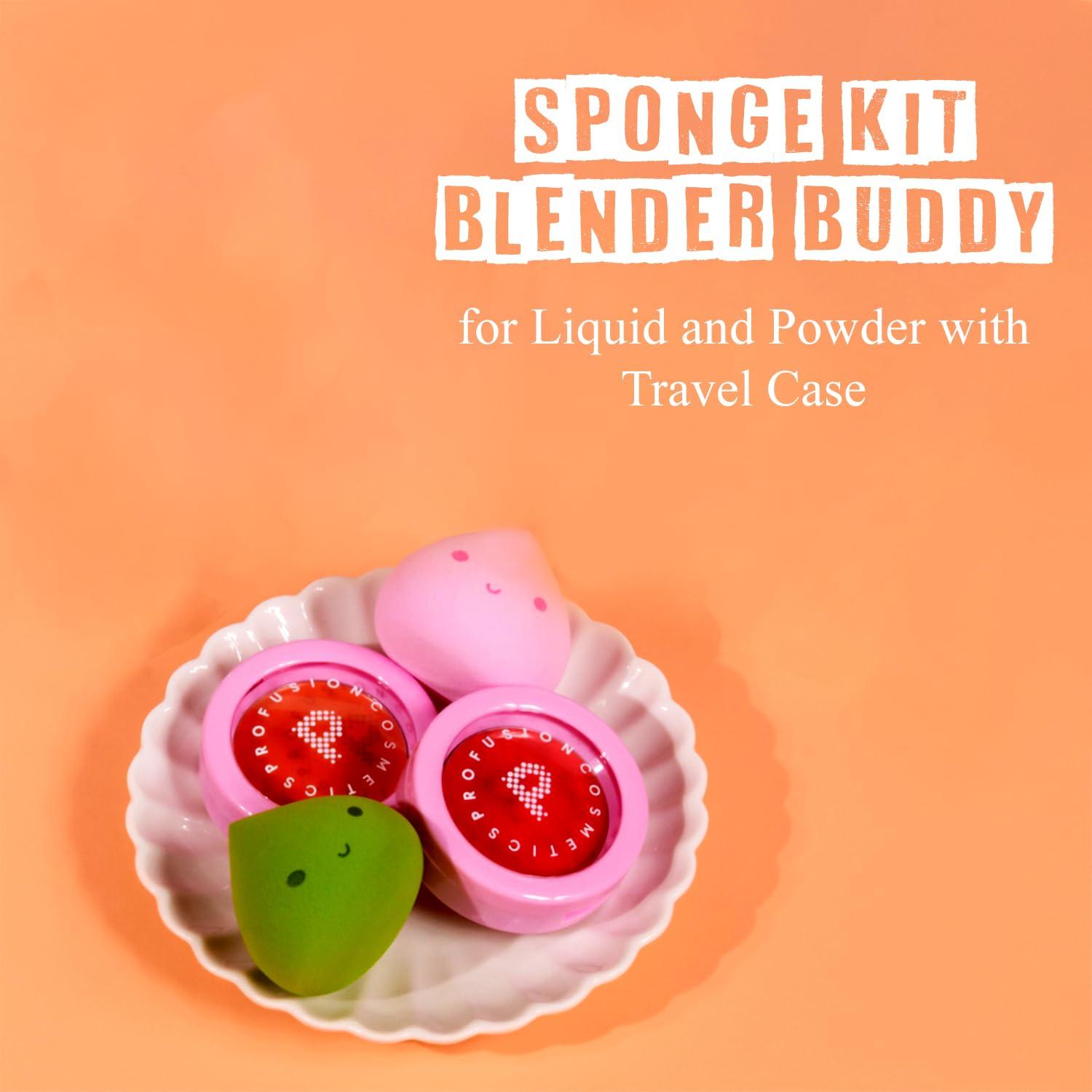 Kit de Esponjas de Maquillaje Profusion Cosmetics 2 Piezas