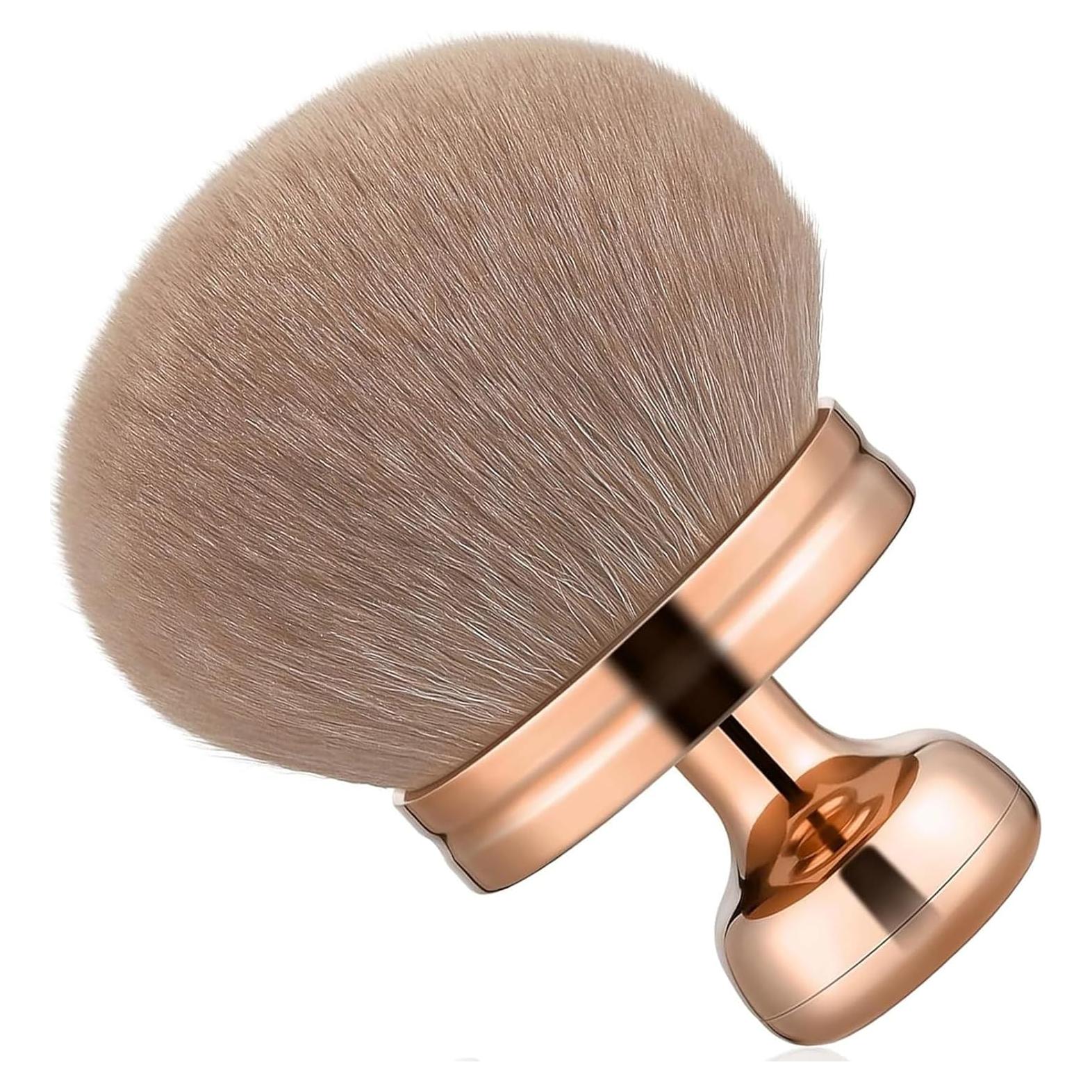 Brocha Kabuki Grande Yabacado para Maquillaje y Autobronceador