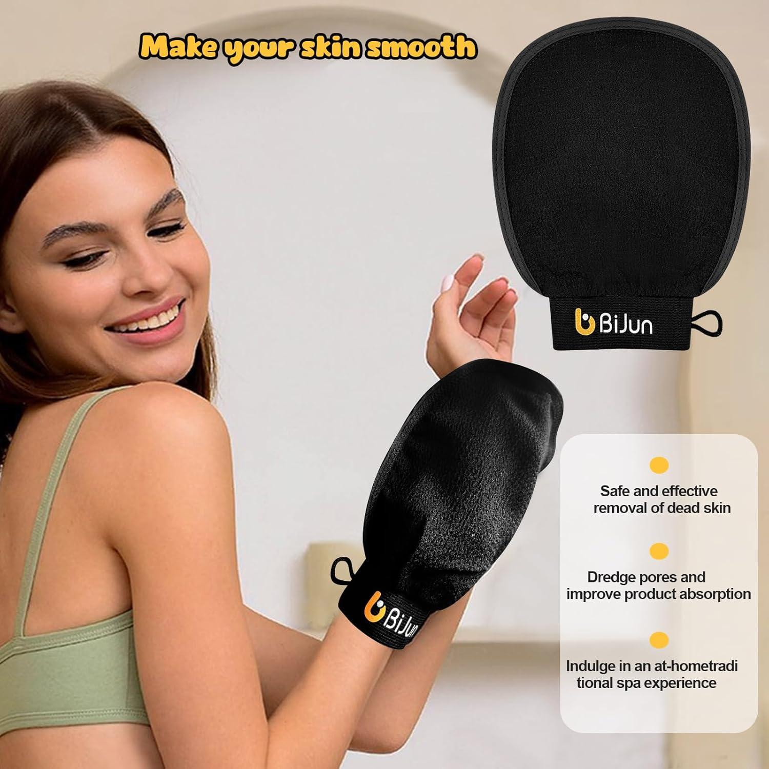 Guante Exfoliante BiJun Kessa para Ducha - 4 Colores