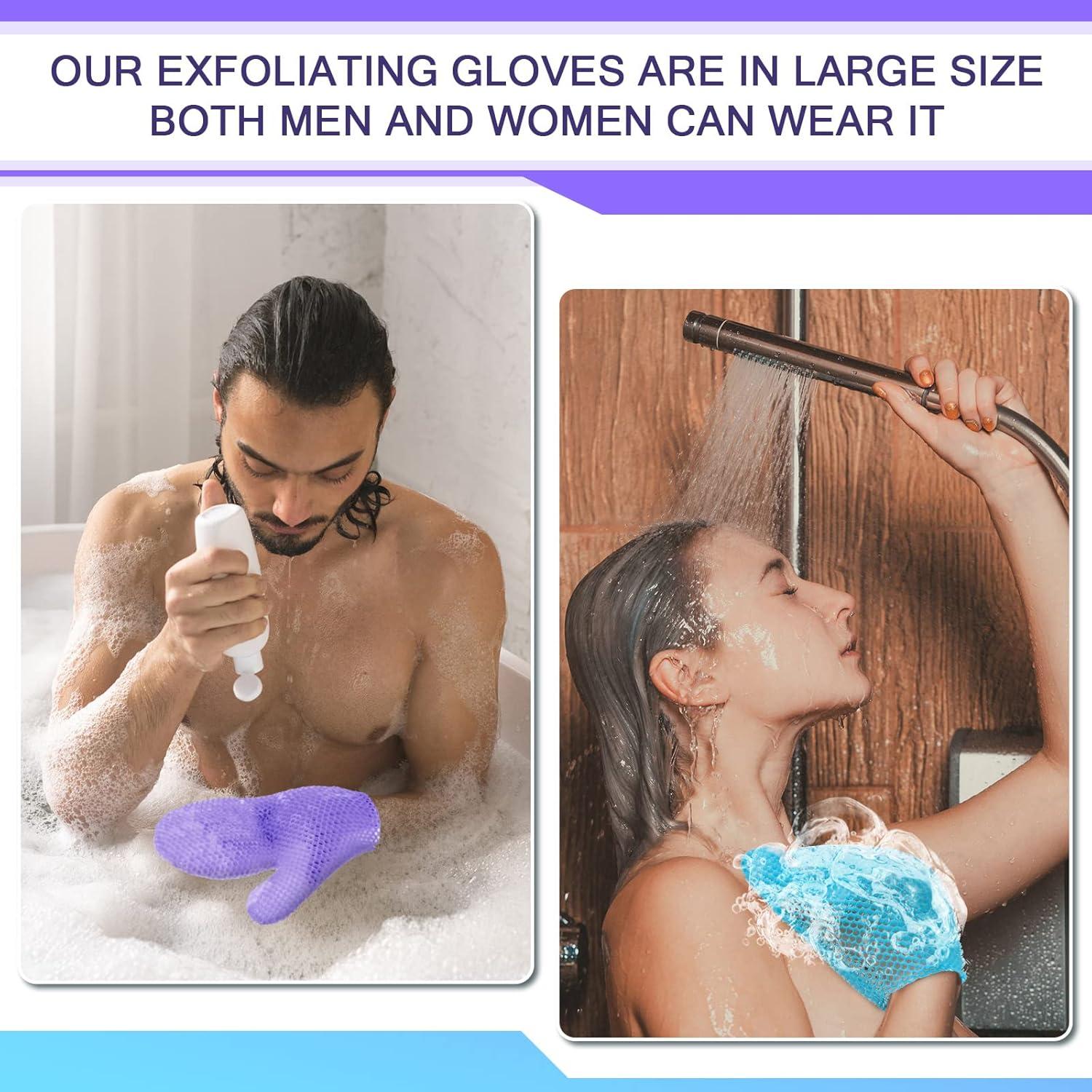 Guantes Exfoliantes Karenhi 2 Pcs - Mitones de Baño Spa