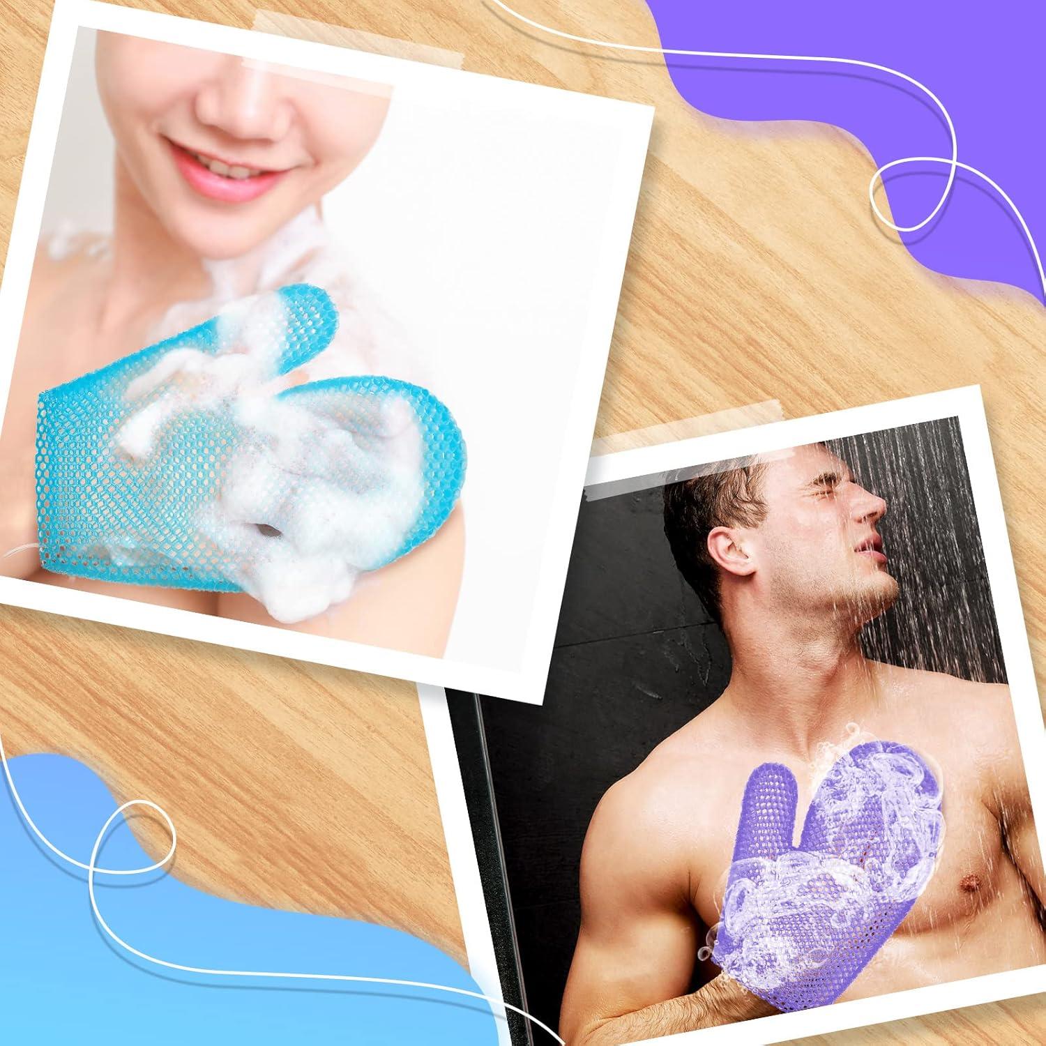 Guantes Exfoliantes Karenhi 2 Pcs - Mitones de Baño Spa