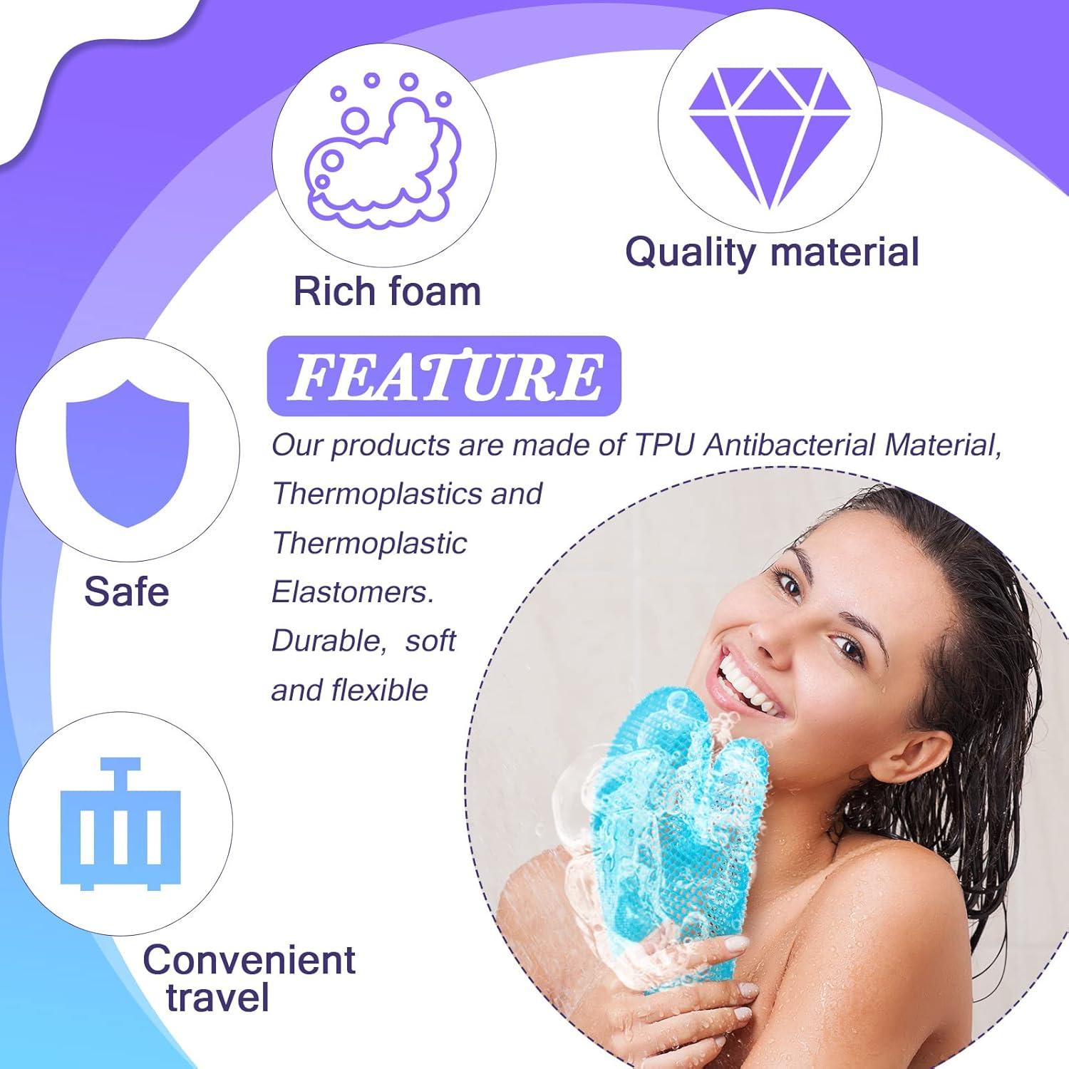 Guantes Exfoliantes Karenhi 2 Pcs - Mitones de Baño Spa