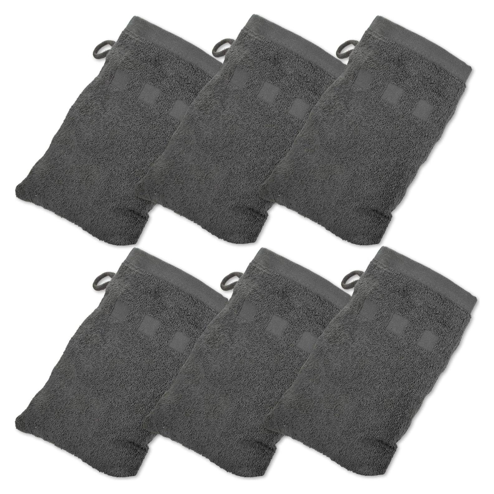 Kit Hecho Fácil - Mitones de Baño 100% Algodón - Paquete de 6