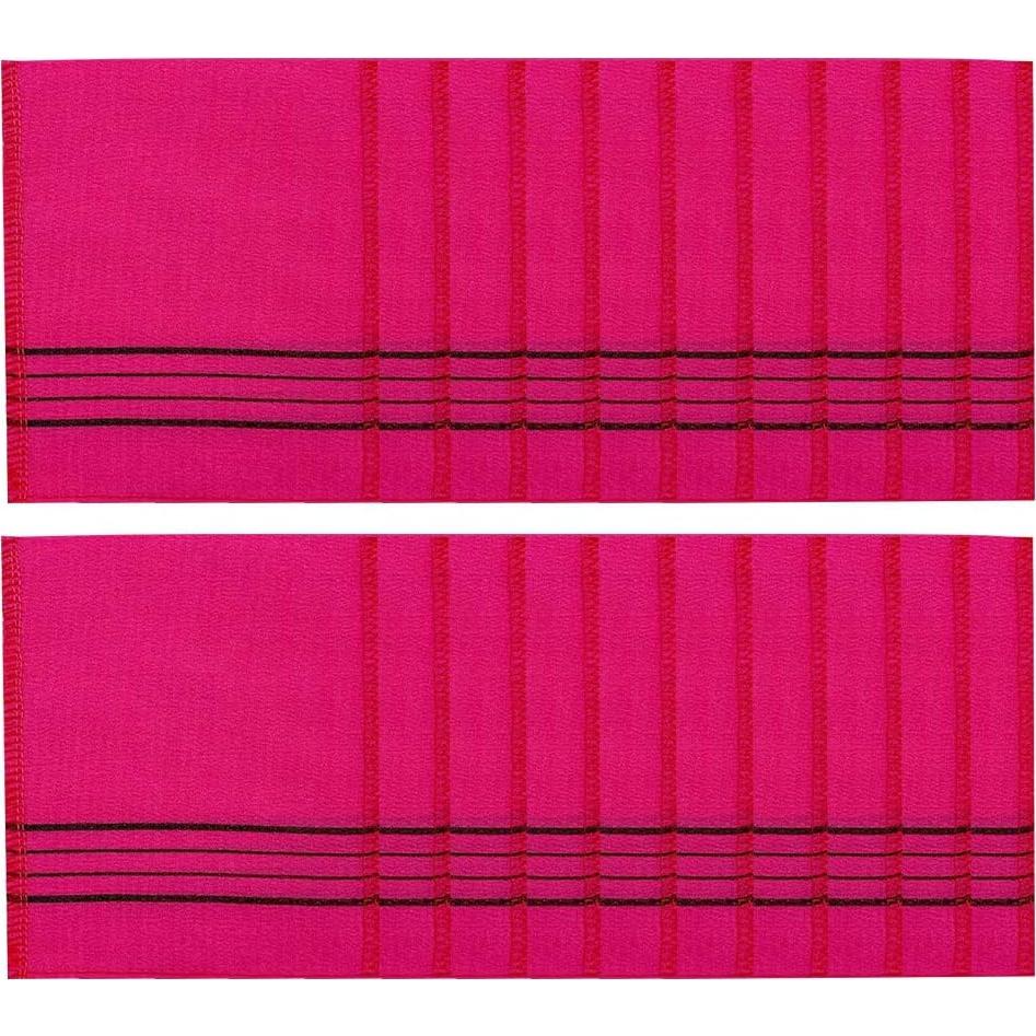 Mitón de Baño Exfoliante Coreano Songwol 20 Pcs 12.7x16 cm Rojo