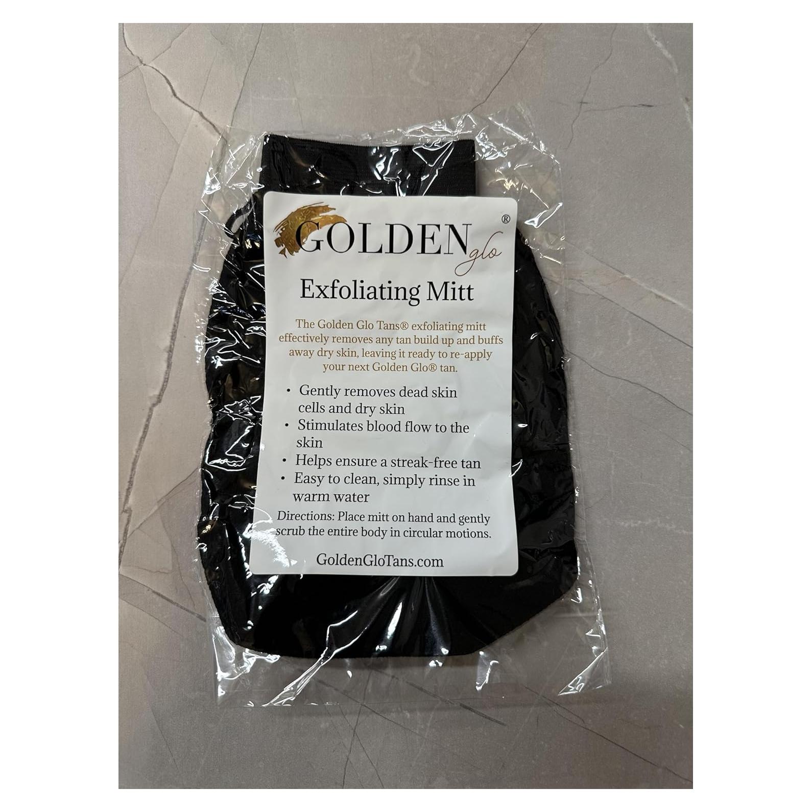 Mitón Exfoliante Reutilizable Golden Glo - Piel Suave